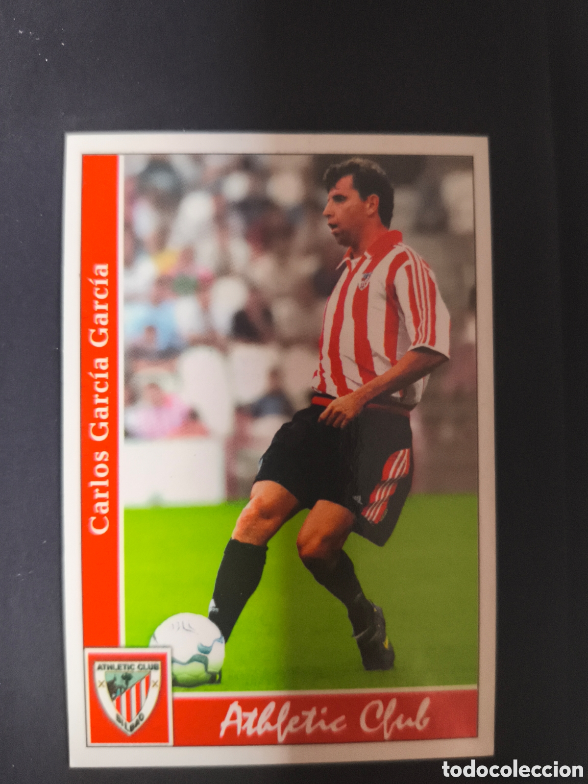 Cromos de F&uacute;tbol: CARLOS GARC&Iacute;A 237 Athletic Club Bilbao 2001-2002 Mundicromo