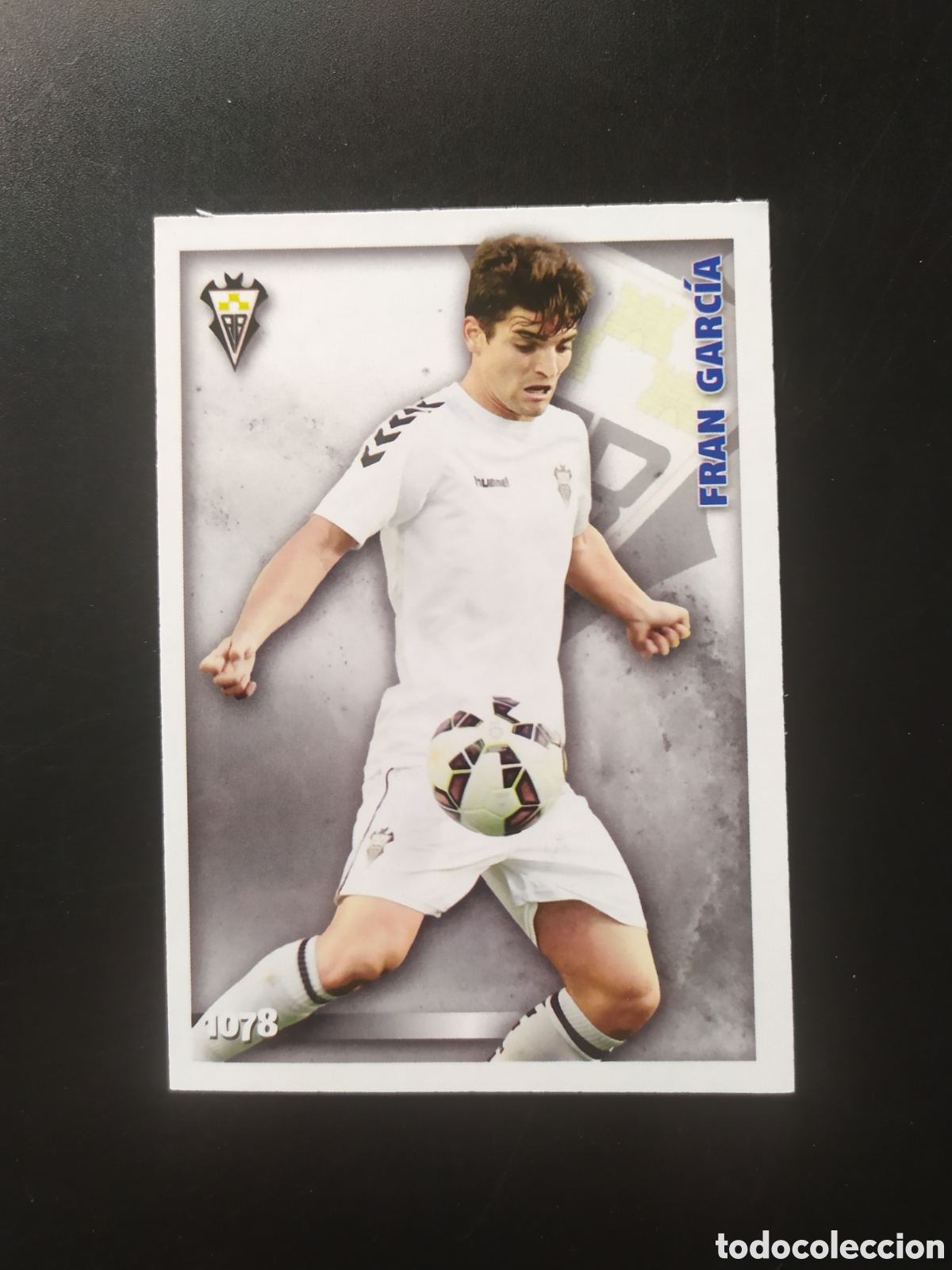 Cromos de F&uacute;tbol: Mundicromo fichas Liga 2014 2015 14 15 Fran Garc&iacute;a n&deg; 1078 Albacete