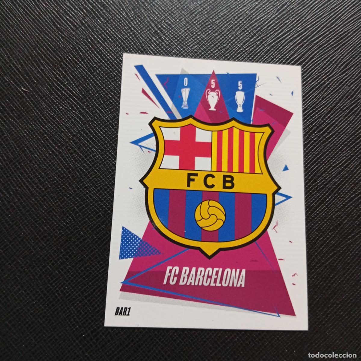 Fu&szlig;ball-Sticker: ESCUDO BARCELONA TOPPS MATCH ATTAX 2020 2021 CROMO 20 21 FUTBOL - (MD01/02-3) PG48