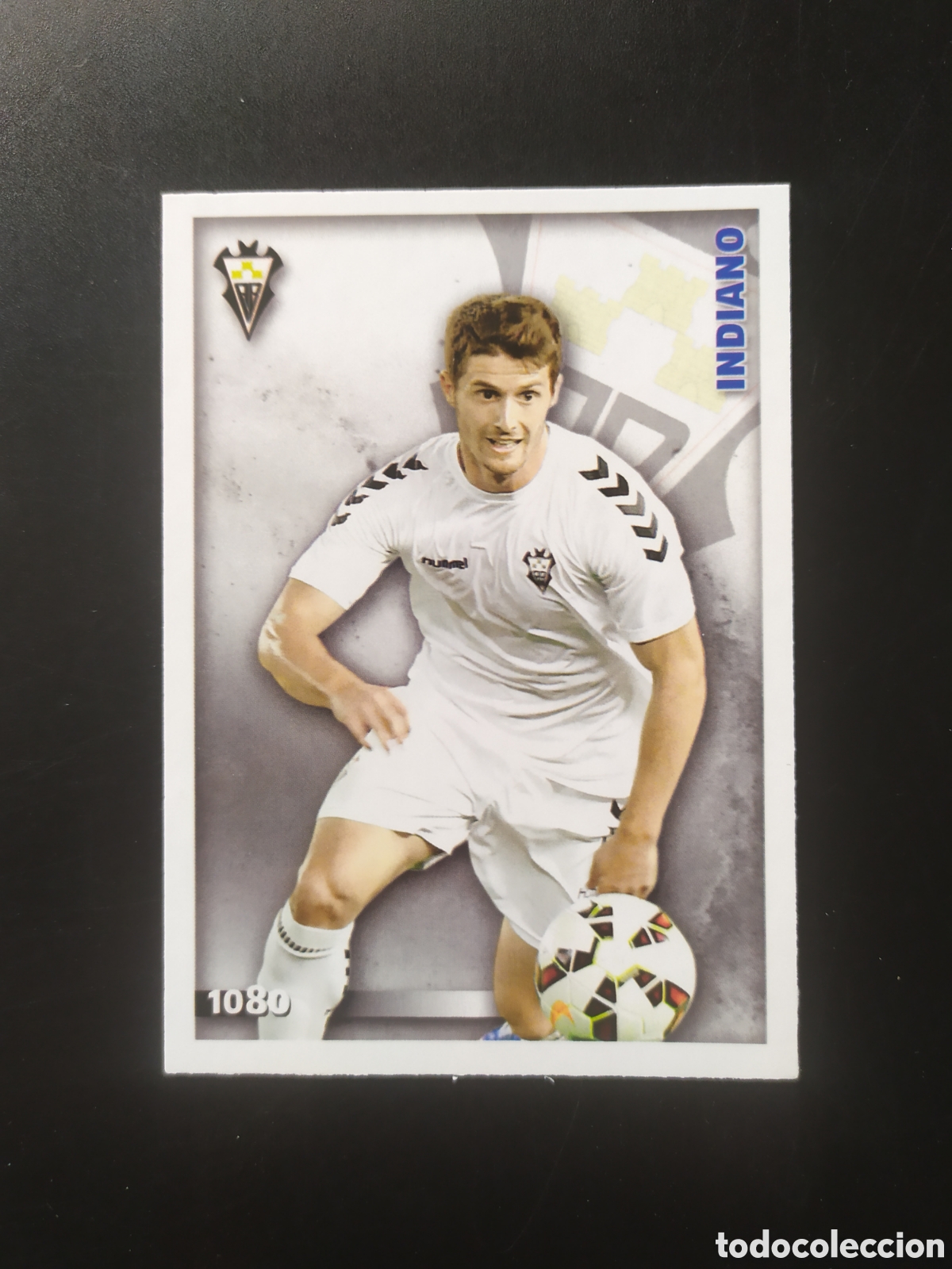 Fu&szlig;ball-Sticker: Mundicromo fichas Liga 2014 2015 14 15 Indiano n&deg; 1080 Albacete