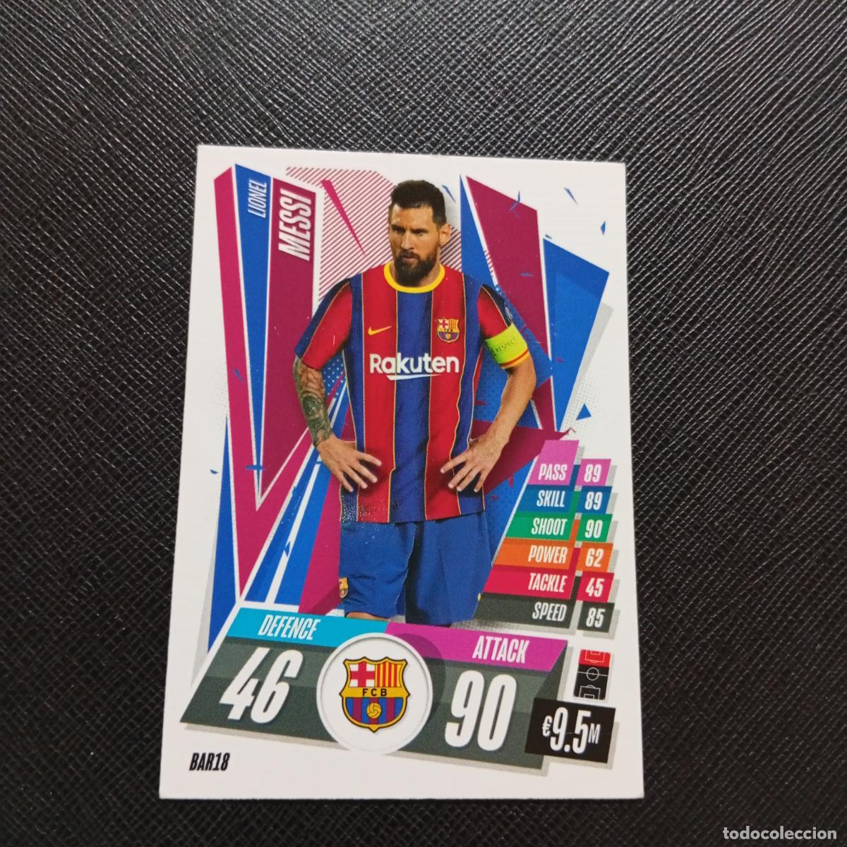 Cromos de F&uacute;tbol: MESSI BARCELONA TOPPS MATCH ATTAX 2020 2021 CROMO 20 21 FUTBOL - (MD01/02-3) PG49