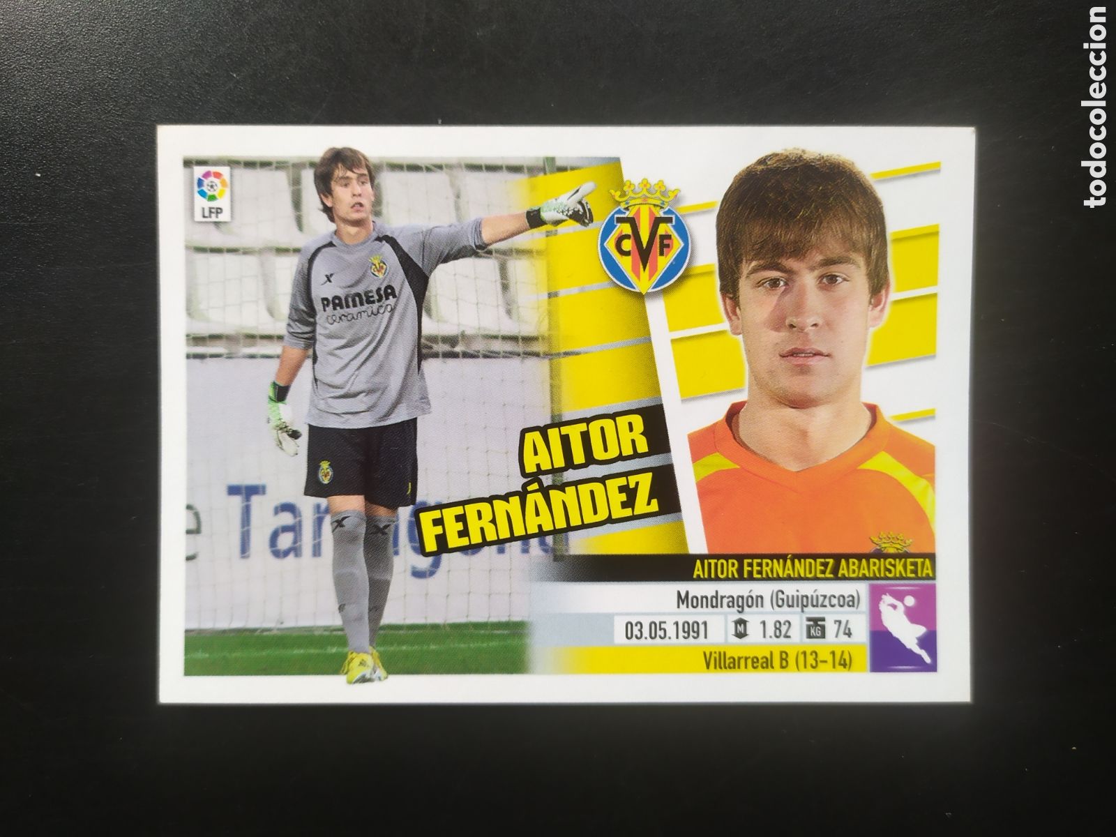 Cartes &agrave; collectionner de Football: Liga este 2013 2014 13 14 panini Aitor Fern&aacute;ndez n&ordm; 2 Villarreal
