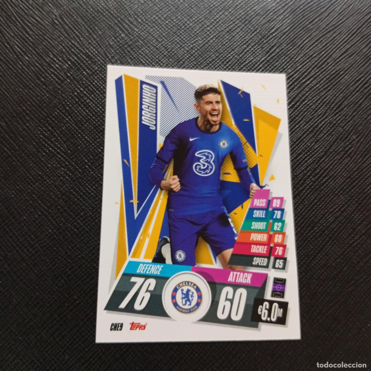 Cromos de F&uacute;tbol: JORGINHO CHELSEA TOPPS MATCH ATTAX 2020 2021 CROMO 20 21 FUTBOL - (MD01/02-3) PG49