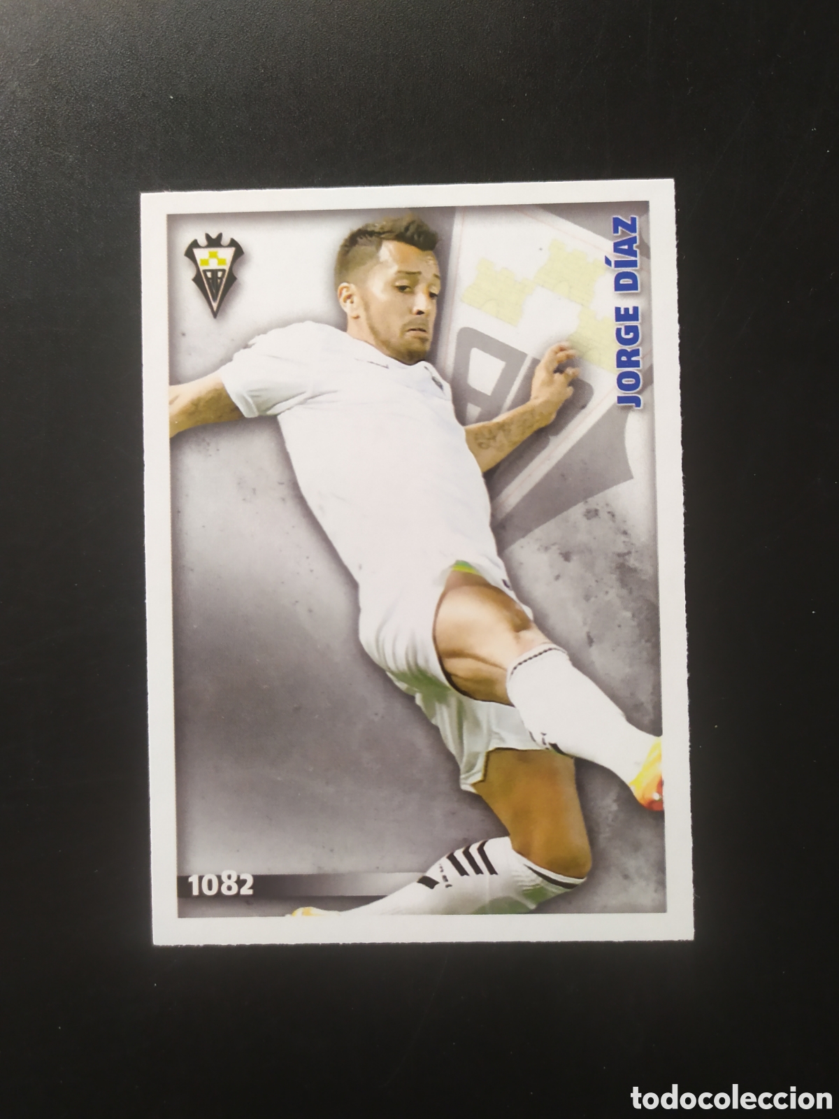 Cromos de F&uacute;tbol: Mundicromo fichas Liga 2014 2015 14 15 Jorge Diaz n&deg; 1082 Albacete