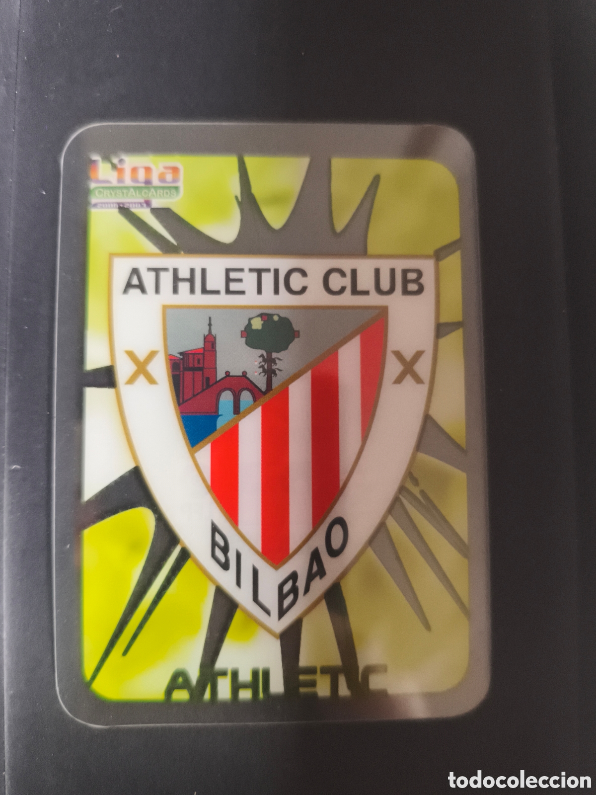 Cromos de F&uacute;tbol: ESCUDO 199 Athletic Club Bilbao 2006-2007 Mundicromo CrystalCards