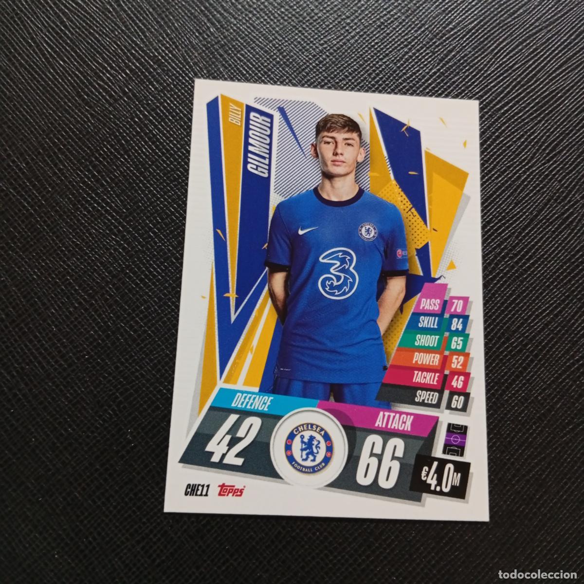 Cartes &agrave; collectionner de Football: GILMOUR CHELSEA TOPPS MATCH ATTAX 2020 2021 CROMO 20 21 FUTBOL - (MD01/02-3) PG50