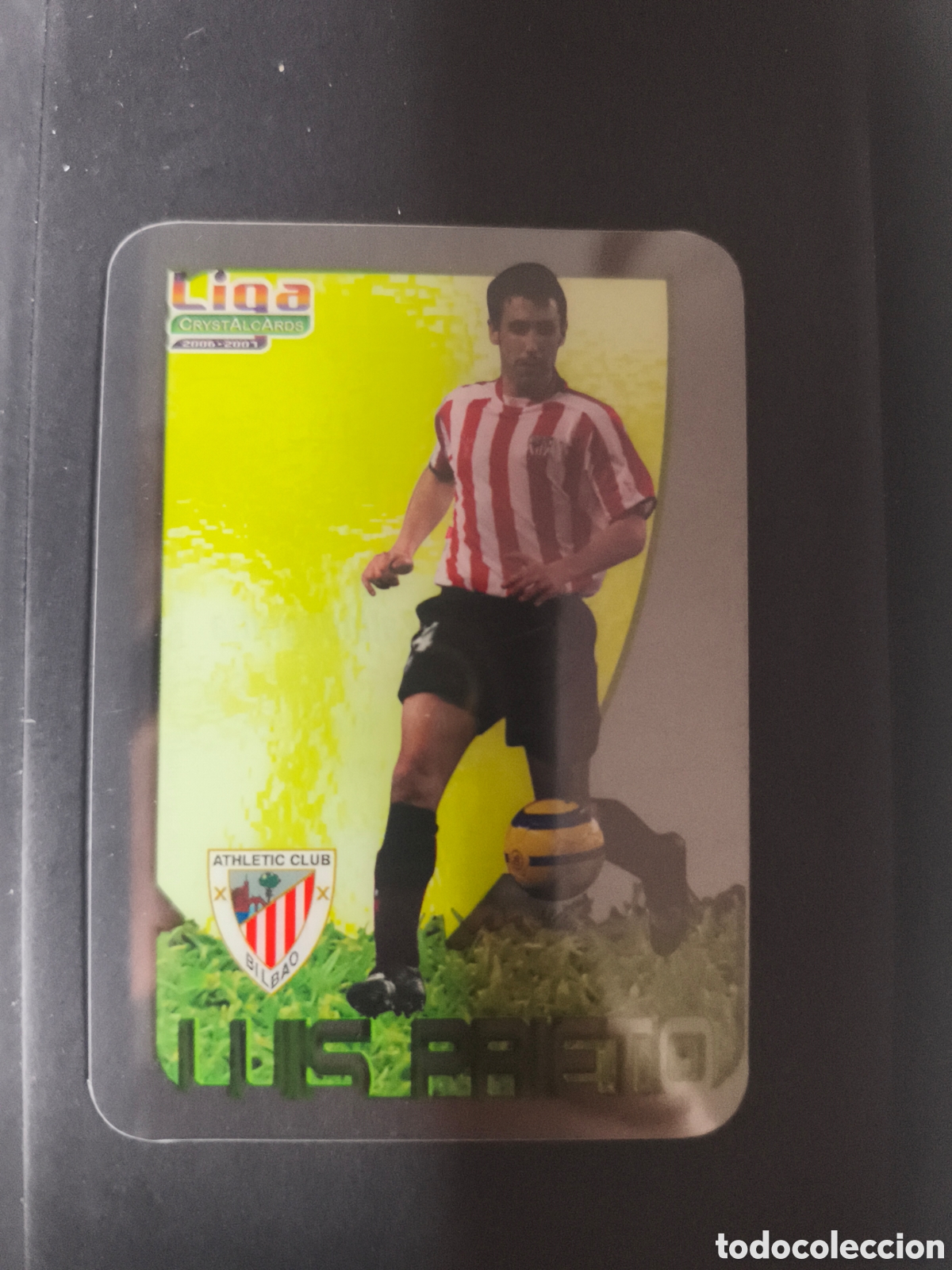Cartes &agrave; collectionner de Football: LUIS PRIETO 203 Athletic Club Bilbao 2006-2007 Mundicromo CrystalCards