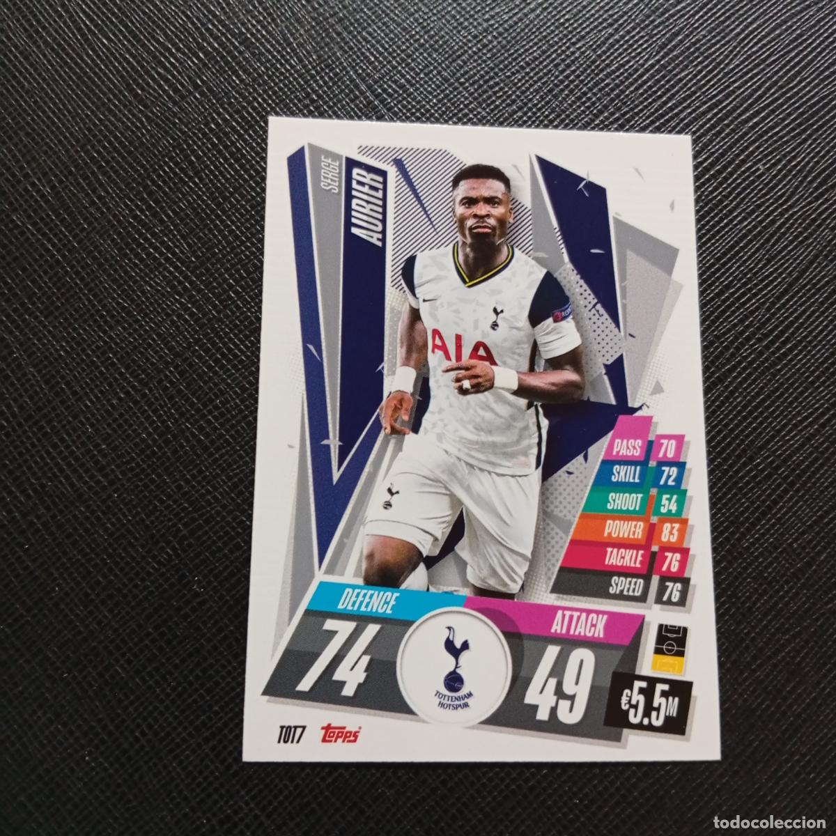 Cartes &agrave; collectionner de Football: AURIER TOTTENHAM TOPPS MATCH ATTAX 2020 2021 CROMO 20 21 FUTBOL - (MD01/02-3) PG51