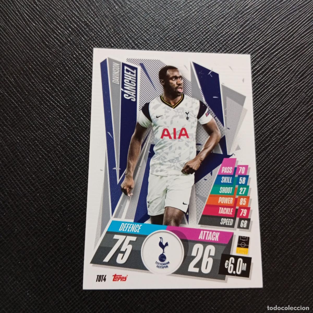 Cartes &agrave; collectionner de Football: SANCHEZ TOTTENHAM TOPPS MATCH ATTAX 2020 2021 CROMO 20 21 FUTBOL - (MD01/02-3) PG51