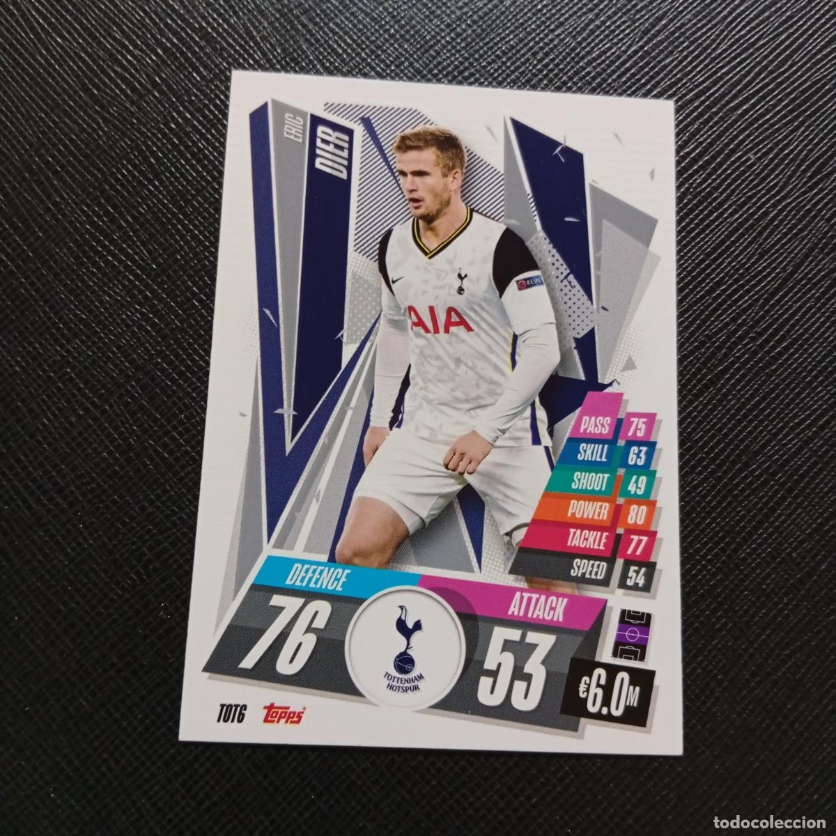 Cartes &agrave; collectionner de Football: DIER TOTTENHAM TOPPS MATCH ATTAX 2020 2021 CROMO 20 21 FUTBOL - (MD01/02-3) PG51