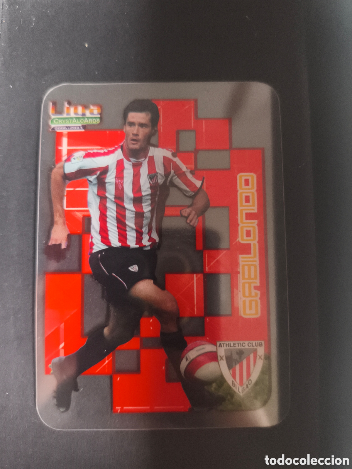 Figurine di Calcio: GABILONDO 208 Athletic Club Bilbao 2006-2007 Mundicromo CrystalCards