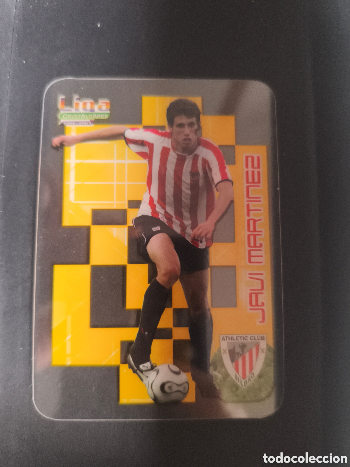 Figurine di Calcio: JAVI MARTINEZ 209 Athletic Club Bilbao 2006-2007 Mundicromo CrystalCards