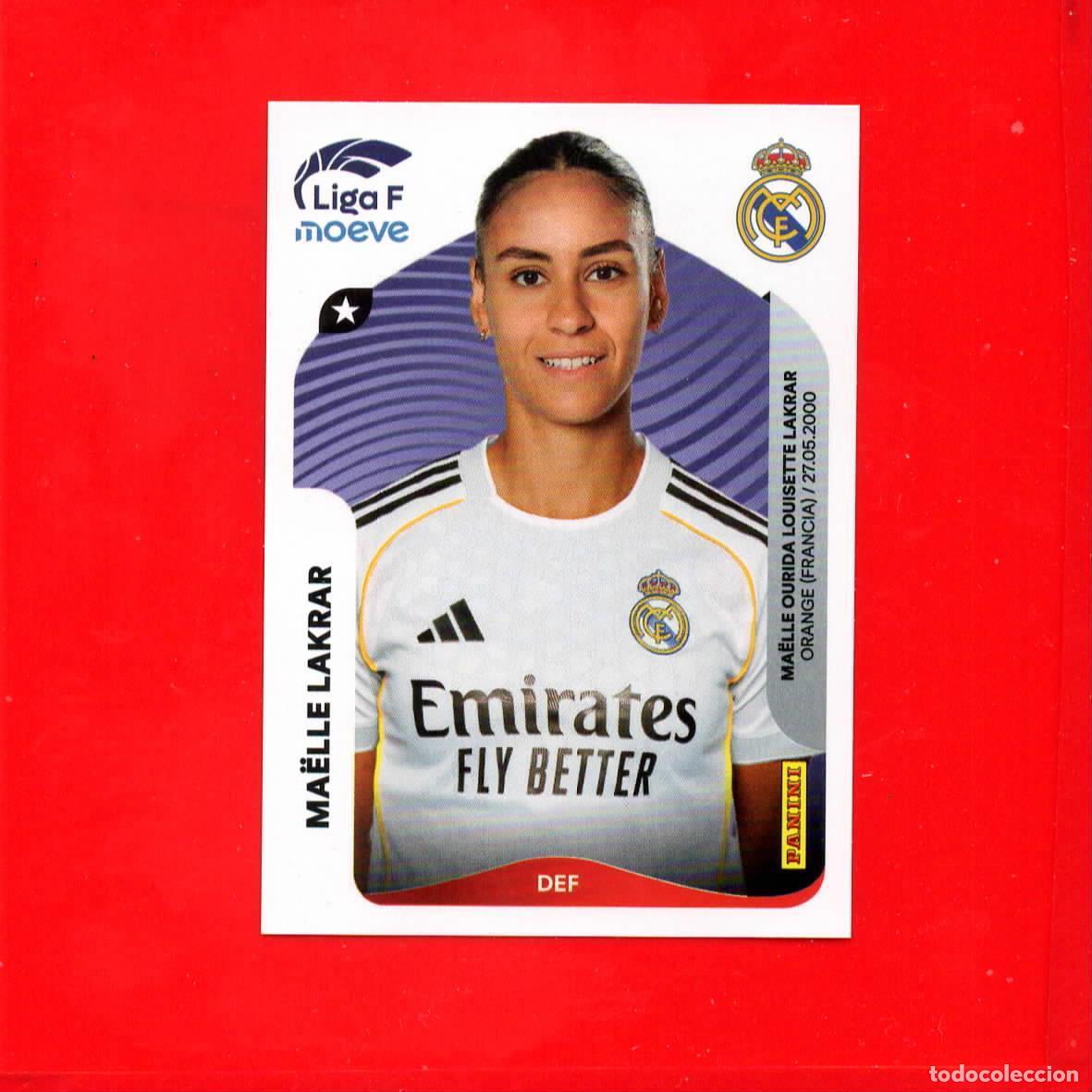 Figurine di Calcio: 269 Ma&euml;lle Lakrar - REAL MADRID - Liga Femenina F 2025 2026 25 26 - Sin definir