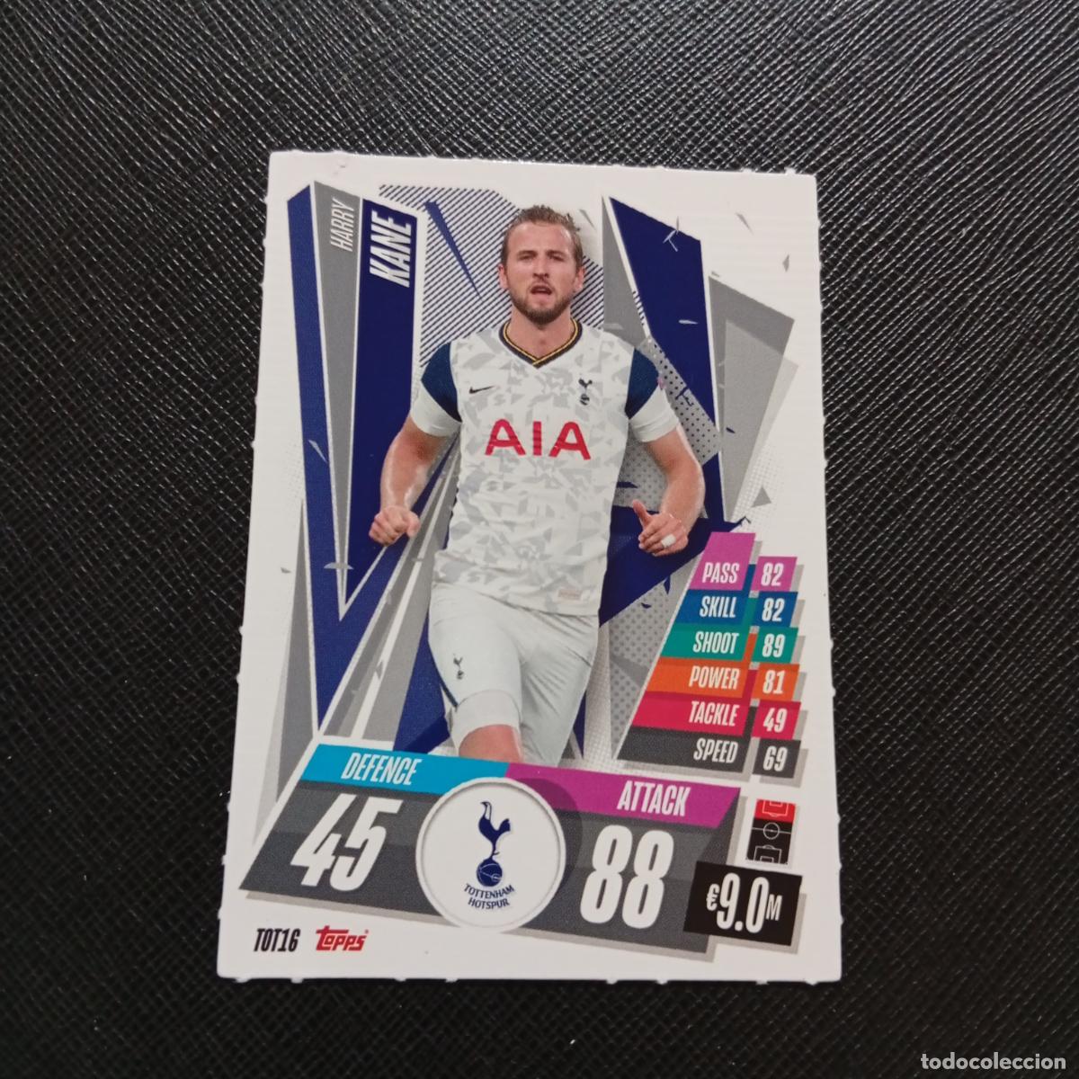 Cromos de Futebol: HARRY KANE TOTTENHAM TOPPS MATCH ATTAX 2020 2021 CROMO 20 21 FUTBOL - (MD01/02-3) PG52