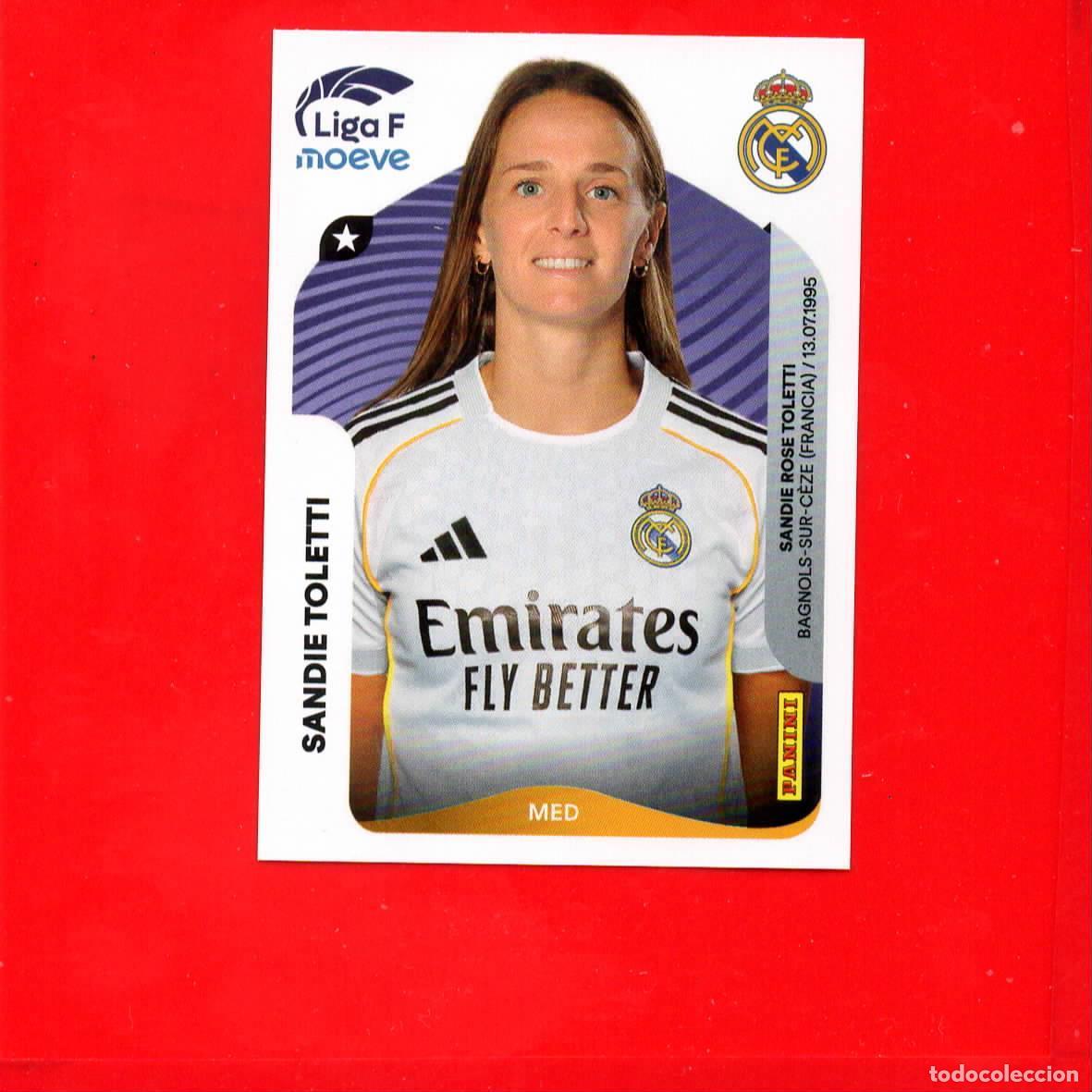 Fu&szlig;ball-Sticker: 272 A Sandie Toletti - REAL MADRID - Liga Femenina F 2025 2026 25 26 - Sin definir
