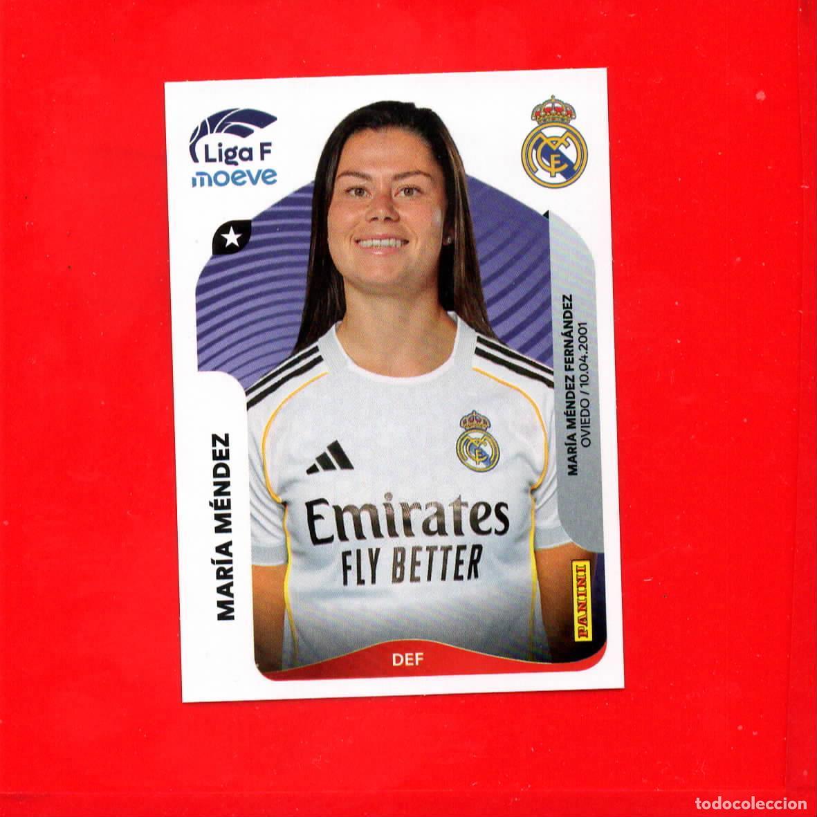 Cromos de F&uacute;tbol: 268 Mar&iacute;a M&eacute;ndez - REAL MADRID - Liga Femenina F 2025 2026 25 26 - Sin definir