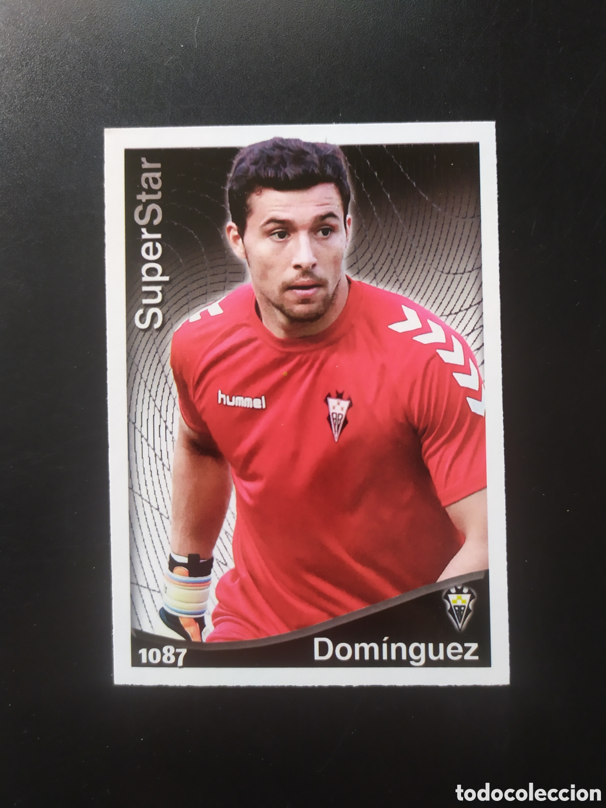Cromos de F&uacute;tbol: Mundicromo fichas Liga 2014 2015 14 15 Dom&iacute;nguez superstar n&deg; 1087 Albacete