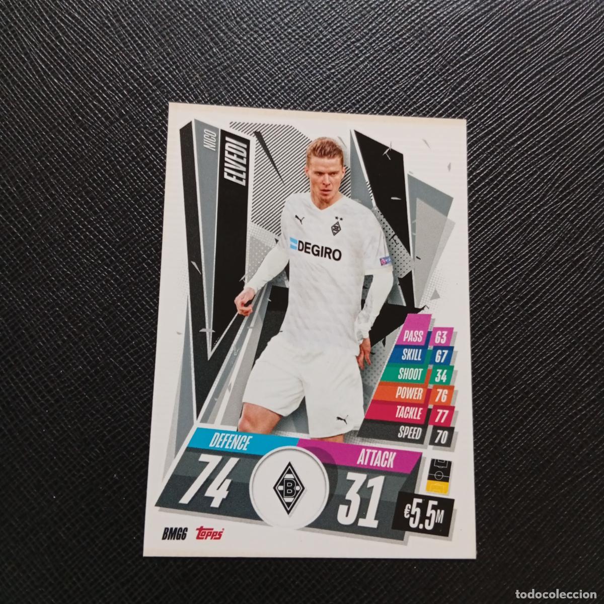 Football Stickers: ELVEDI MONCHENGLADBACH TOPPS MATCH ATTAX 2020 2021 CROMO 20 21 FUTBOL - (MD01/02-3) PG56