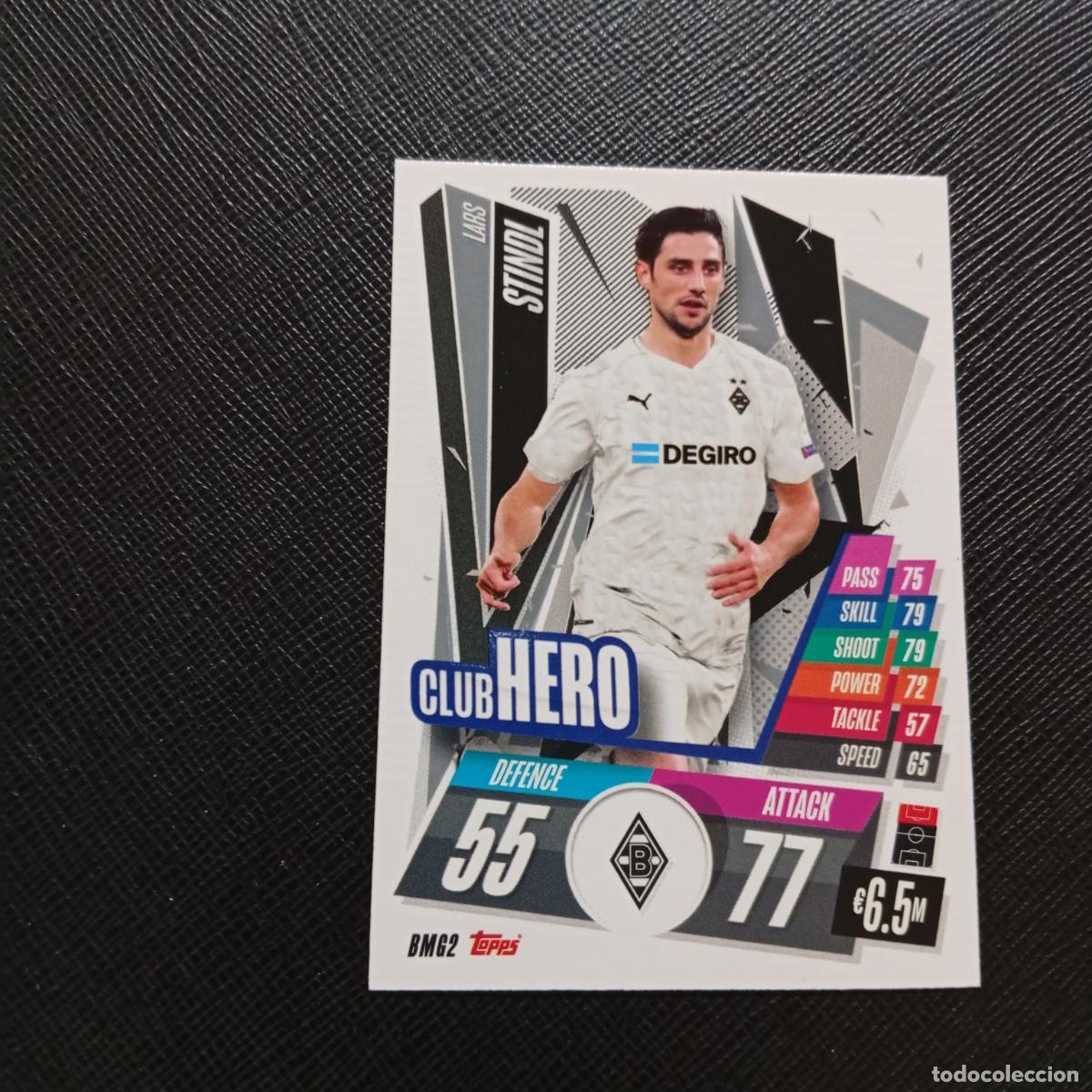 Football Stickers: STINDL MONCHENGLADBACH TOPPS MATCH ATTAX 2020 2021 CROMO 20 21 FUTBOL - (MD01/02-3) PG56
