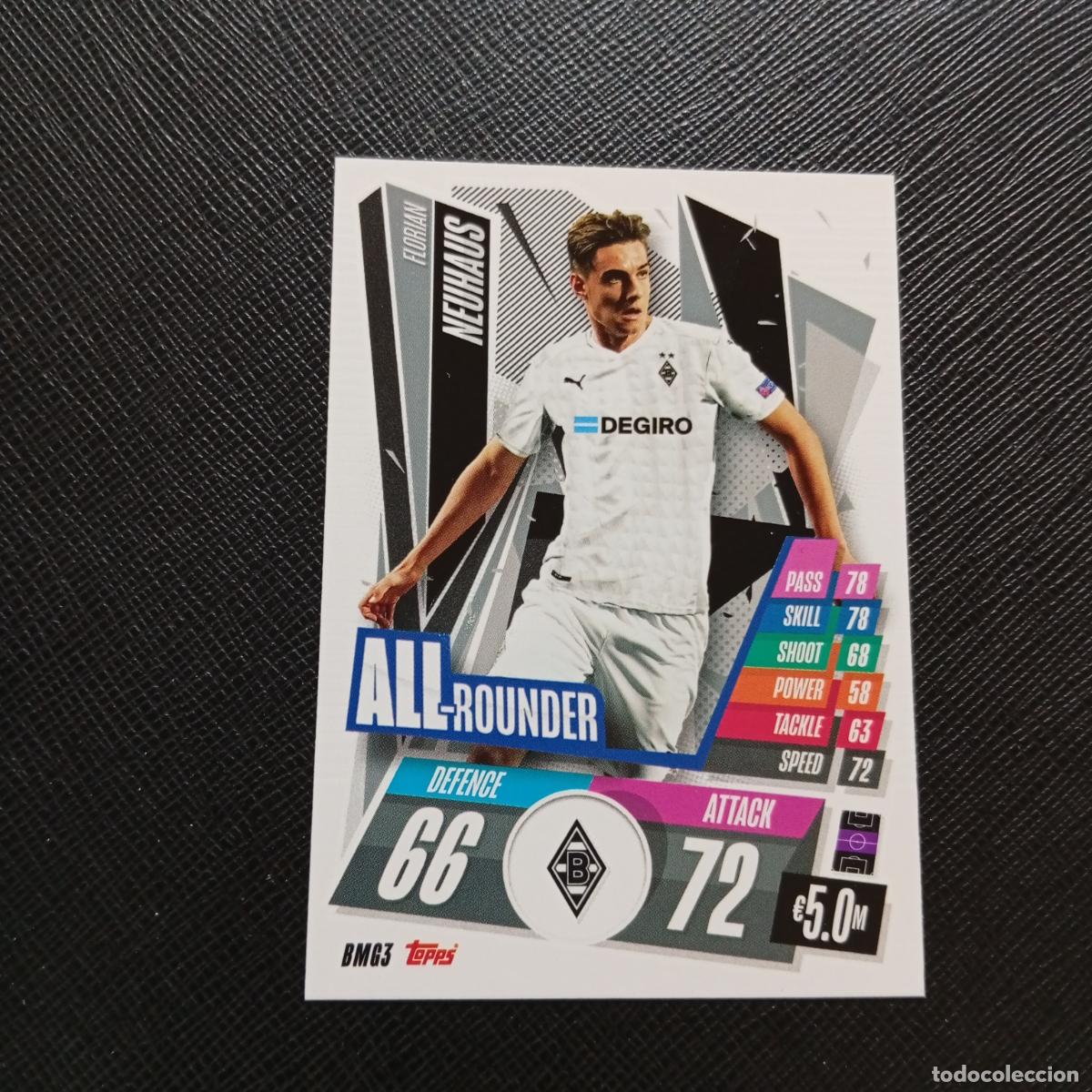 Cromos de F&uacute;tbol: NEUHAUS MONCHENGLADBACH TOPPS MATCH ATTAX 2020 2021 CROMO 20 21 FUTBOL - (MD01/02-3) PG56