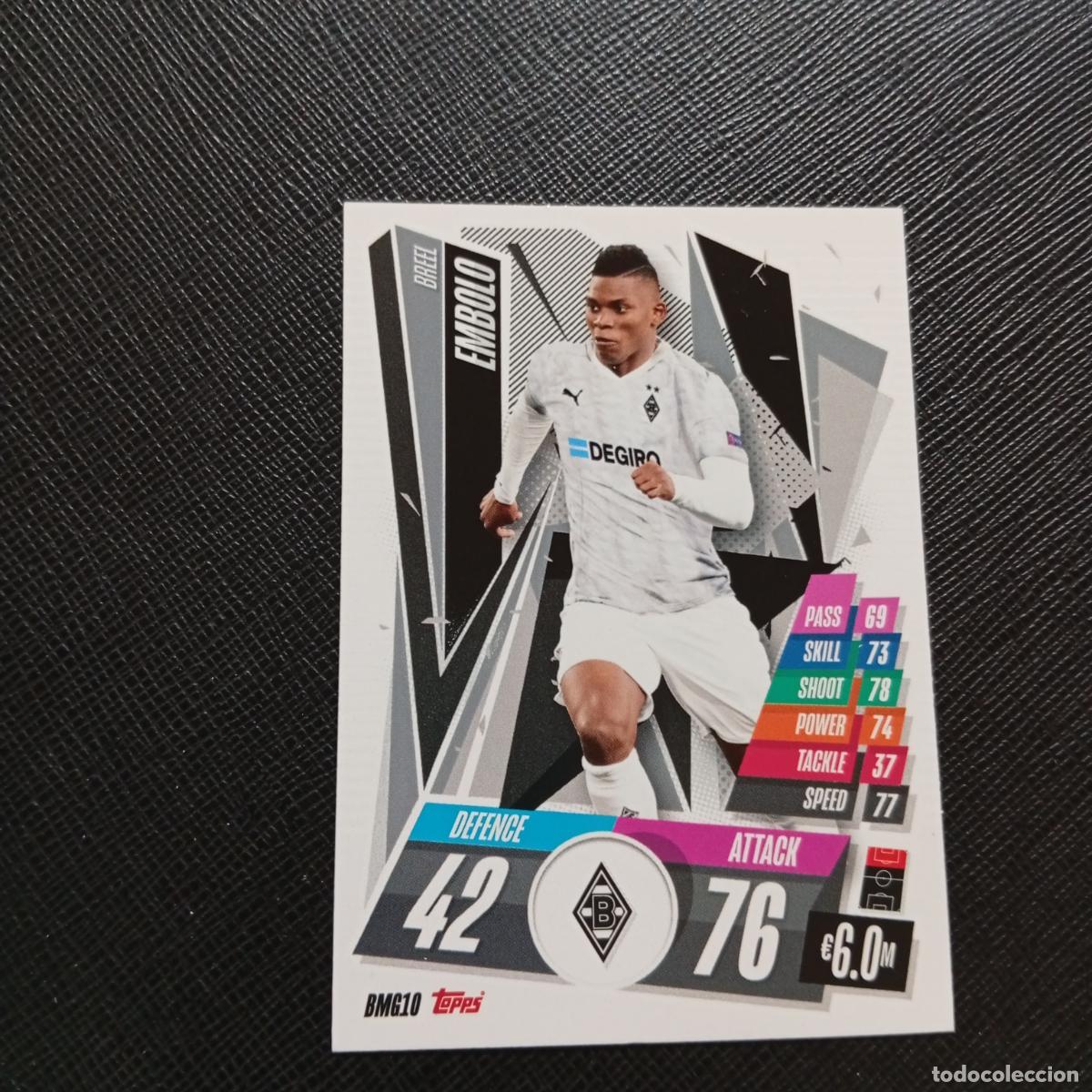 Figurine di Calcio: EMBOLO MONCHENGLADBACH TOPPS MATCH ATTAX 2020 2021 CROMO 20 21 FUTBOL - (MD01/02-3) PG56