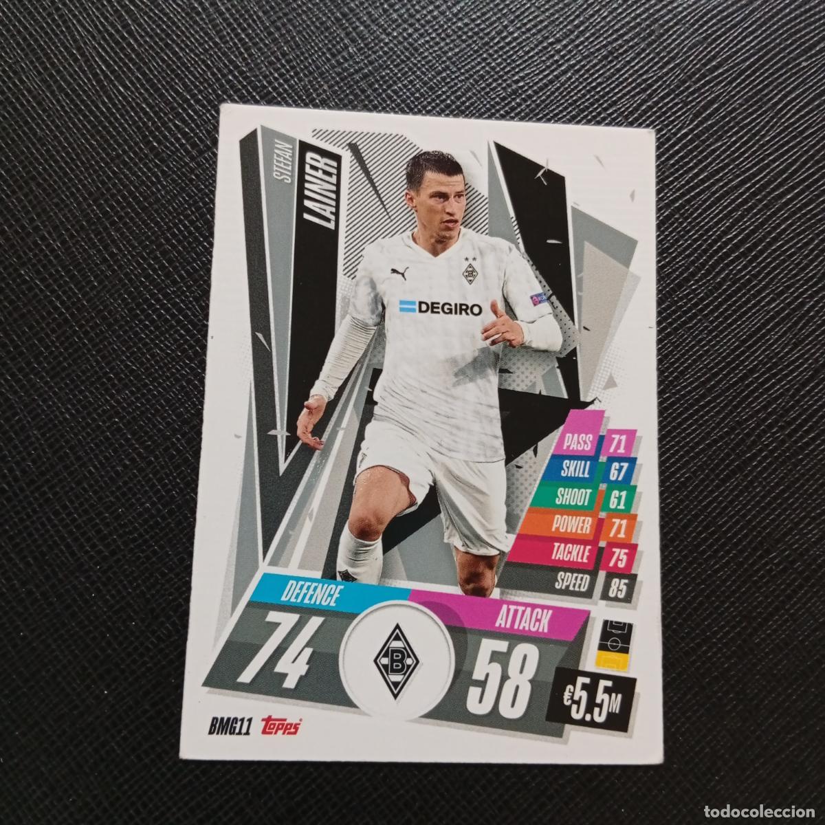 Figurine di Calcio: LAINER MONCHENGLADBACH TOPPS MATCH ATTAX 2020 2021 CROMO 20 21 FUTBOL - (MD01/02-3) PG56