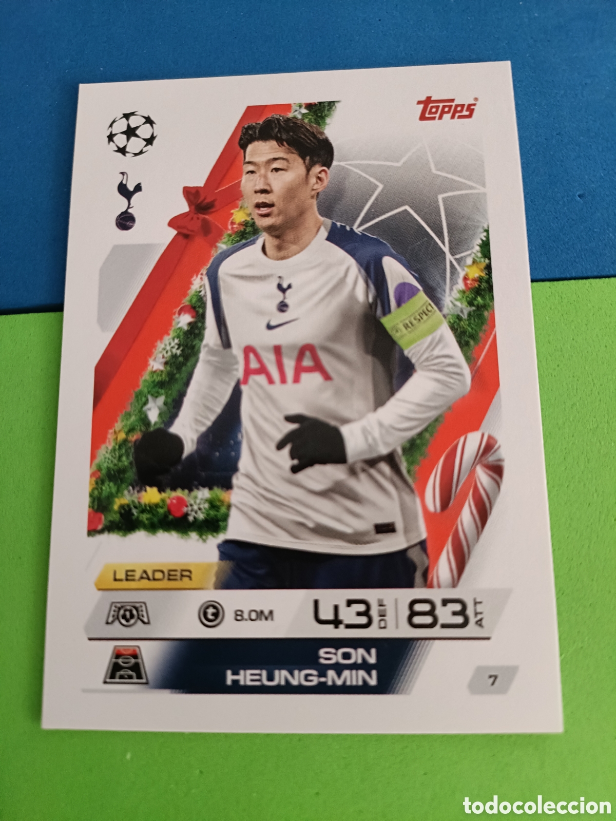 Cromos de F&uacute;tbol: Match Attax Topps 2025 2026 25 26 - Festive Calendar paralela 7 Heung-Min Son