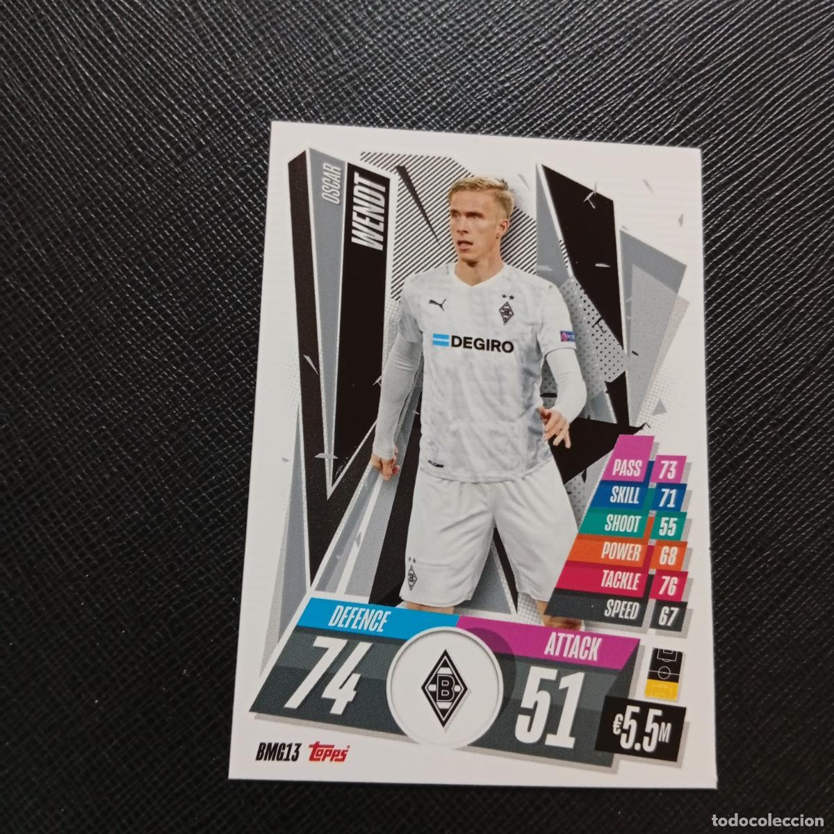 Cromos de F&uacute;tbol: WENDT MONCHENGLADBACH TOPPS MATCH ATTAX 2020 2021 CROMO 20 21 FUTBOL - (MD01/02-3) PG57