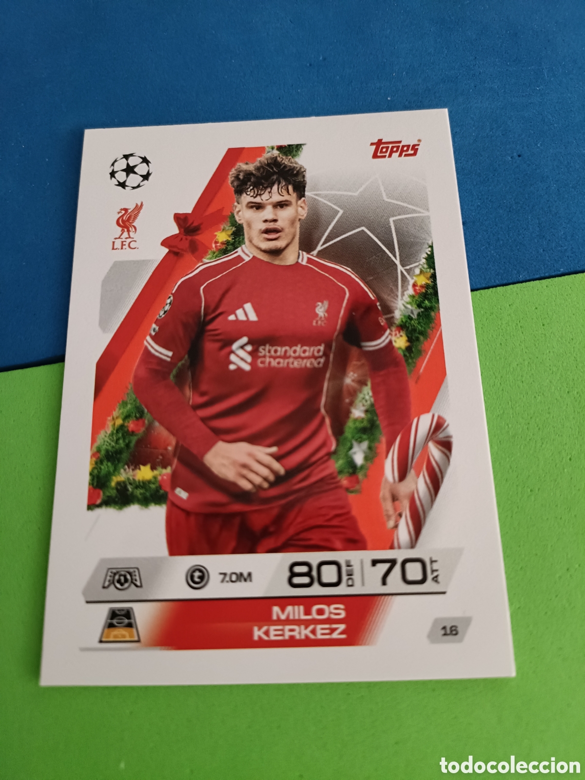 Cromos de F&uacute;tbol: Match Attax Topps 2025 2026 25 26 - Festive Calendar paralela 16 Kerkez