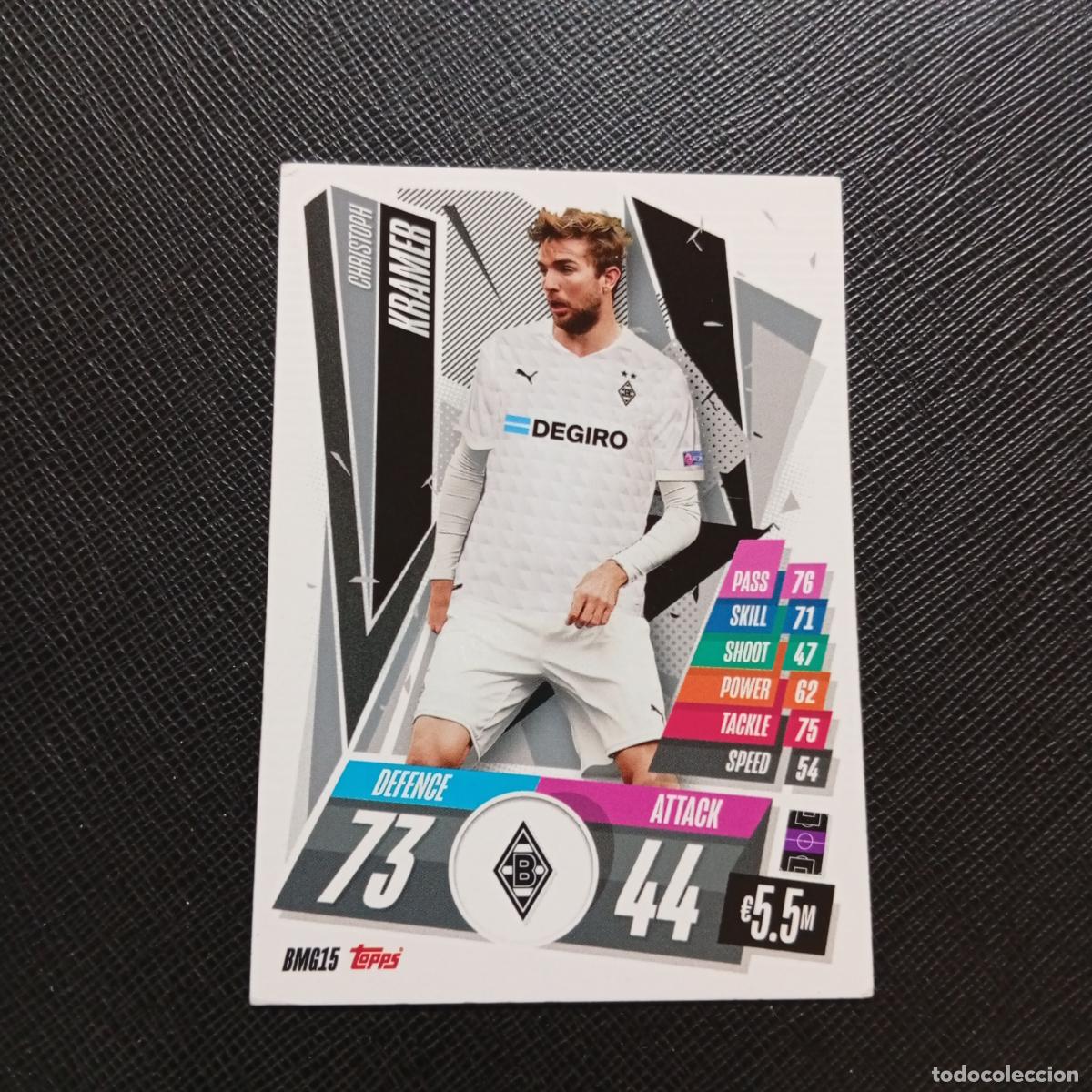 Cromos de F&uacute;tbol: KRAMER MONCHENGLADBACH TOPPS MATCH ATTAX 2020 2021 CROMO 20 21 FUTBOL - (MD01/02-3) PG57