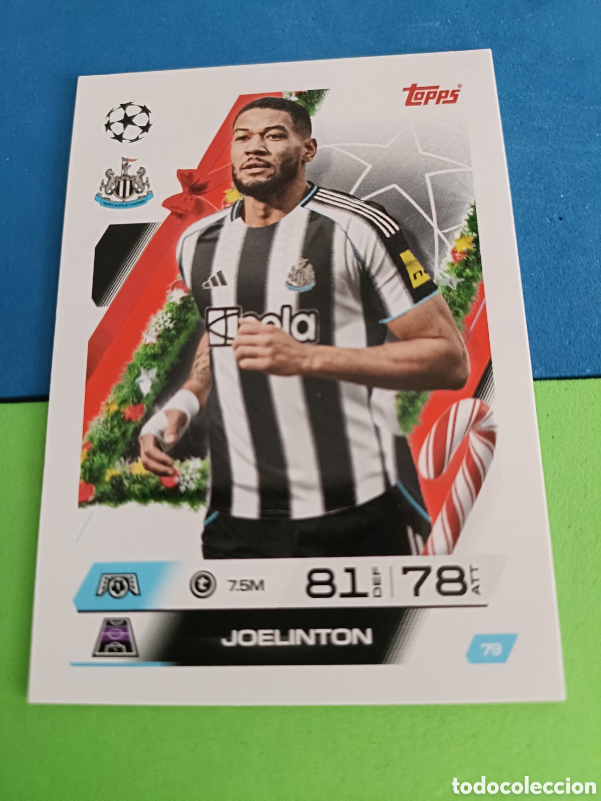 Cartes &agrave; collectionner de Football: Match Attax Topps 2025 2026 25 26 - Festive Calendar paralela 79 Joelinton