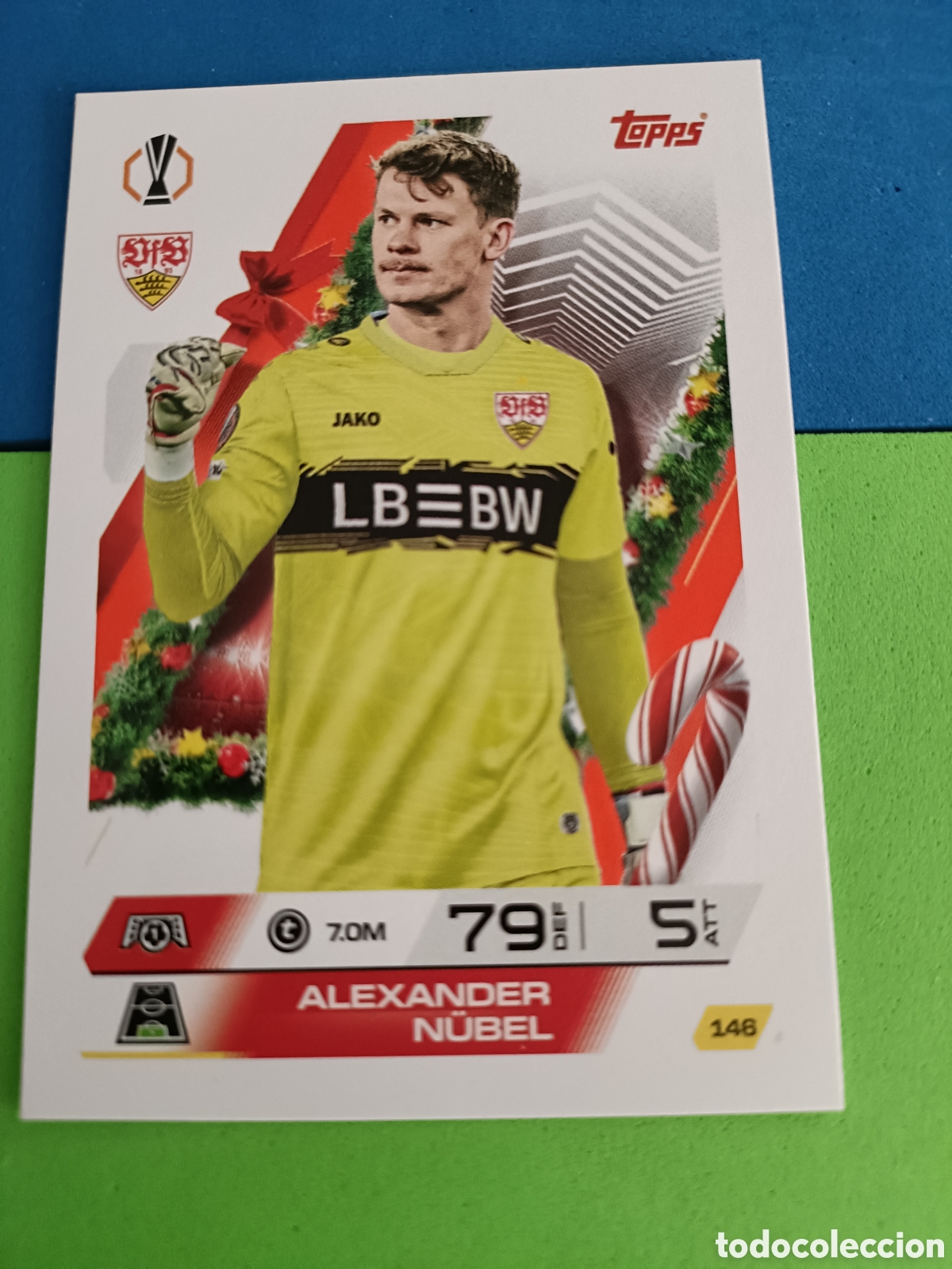 Fu&szlig;ball-Sticker: Match Attax Topps 2025 2026 25 26 - Festive Calendar paralela 146 N&uuml;bel