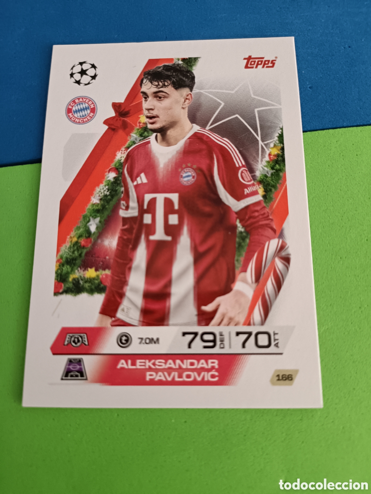 Cromos de F&uacute;tbol: Match Attax Topps 2025 2026 25 26 - Festive Calendar paralela 166 Pavlovic