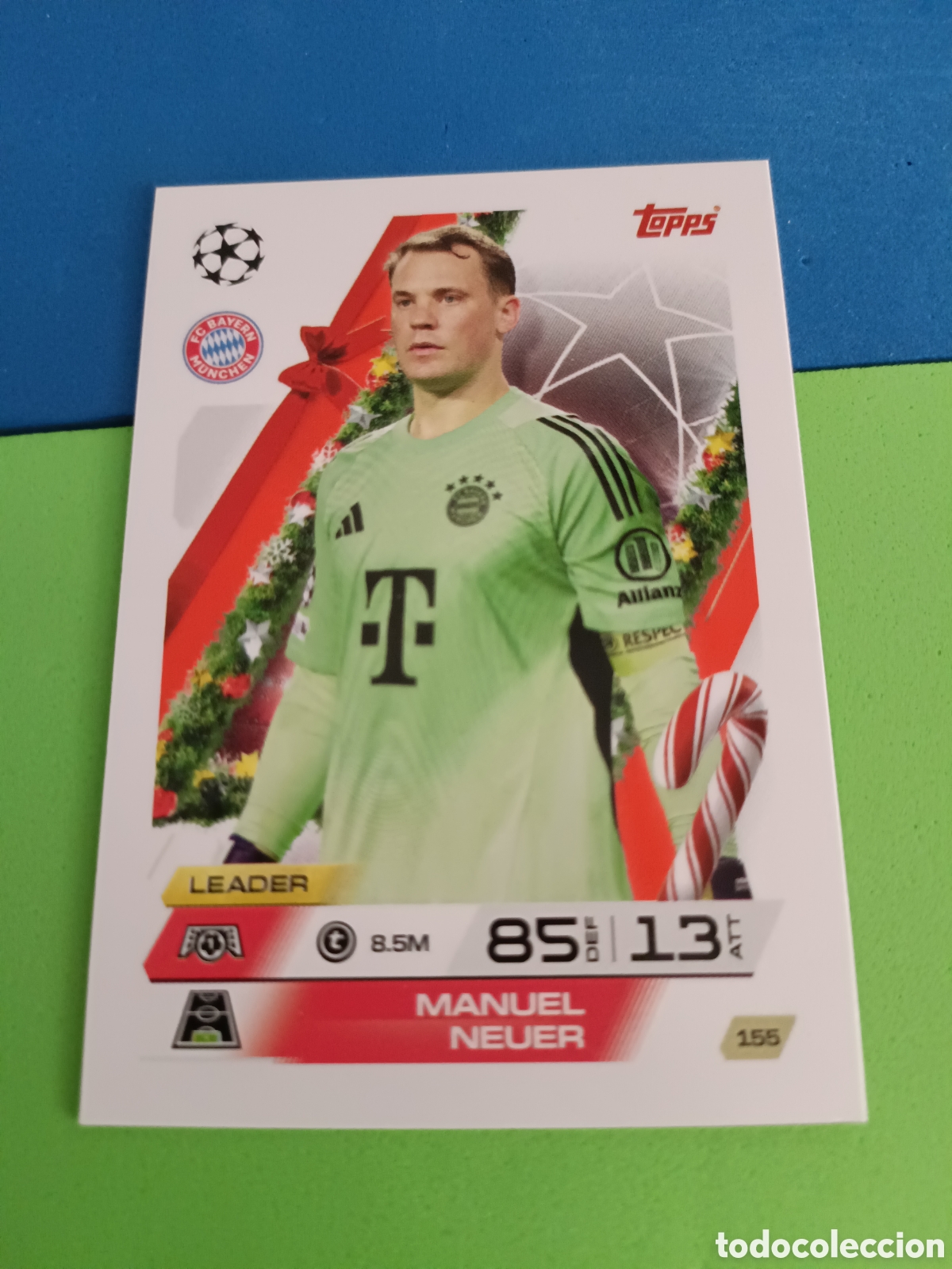 Cromos de F&uacute;tbol: Match Attax Topps 2025 2026 25 26 - Festive Calendar paralela 155 Neuer