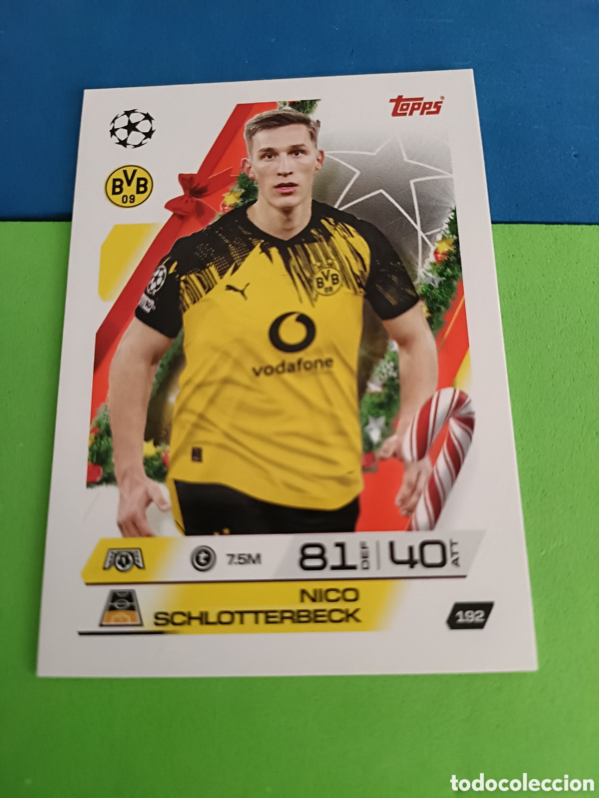Cromos de F&uacute;tbol: Match Attax Topps 2025 2026 25 26 - Festive Calendar paralela 192 Schlotterbeck