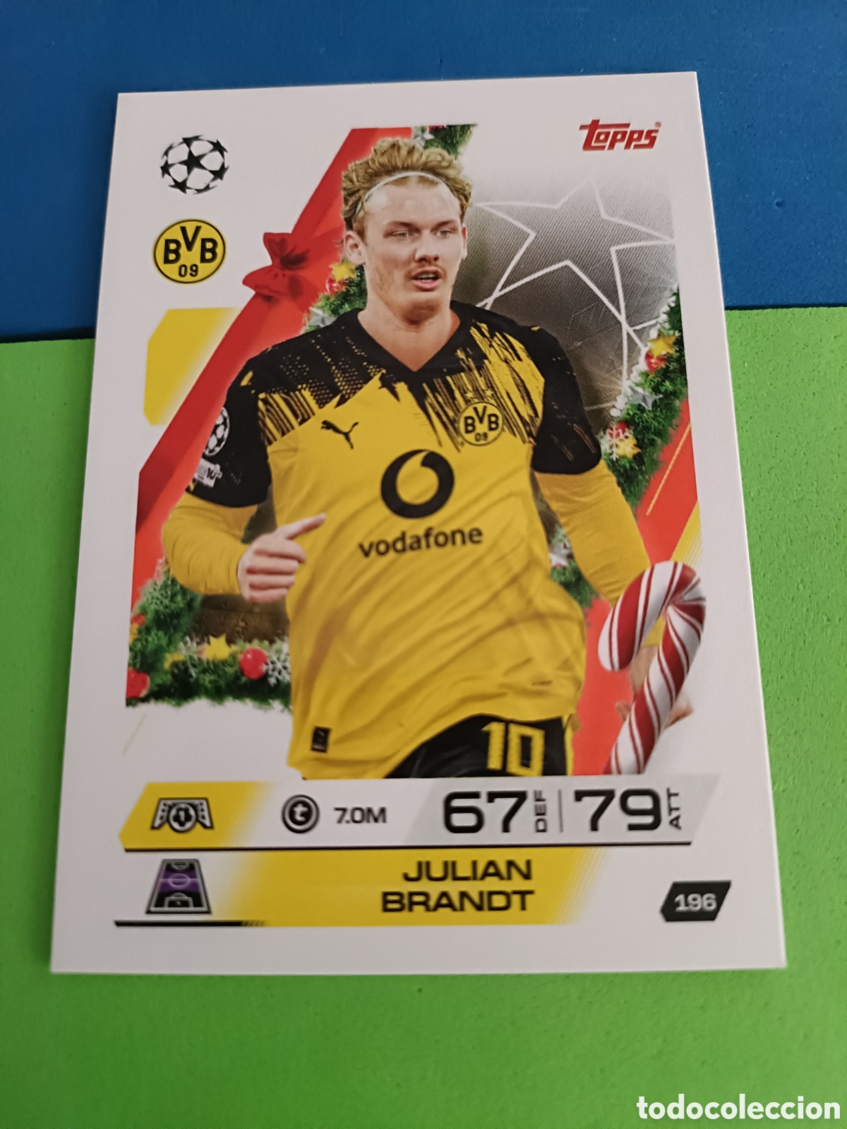 Cromos de F&uacute;tbol: Match Attax Topps 2025 2026 25 26 - Festive Calendar paralela 196 Brandt