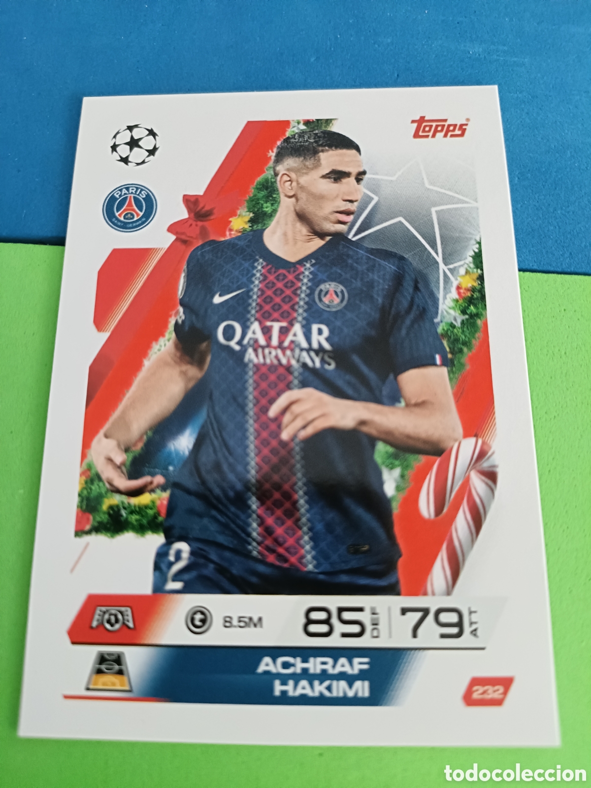 Fu&szlig;ball-Sticker: Match Attax Topps 2025 2026 25 26 - Festive Calendar paralela 232 Hakimi
