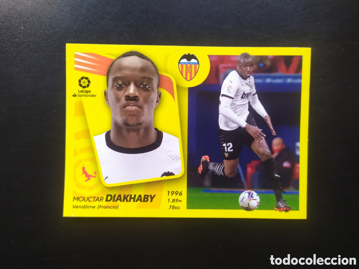 Figurine di Calcio: Liga este 2021 2022 21 22 panini Diakhaby n&deg; 10 Valencia