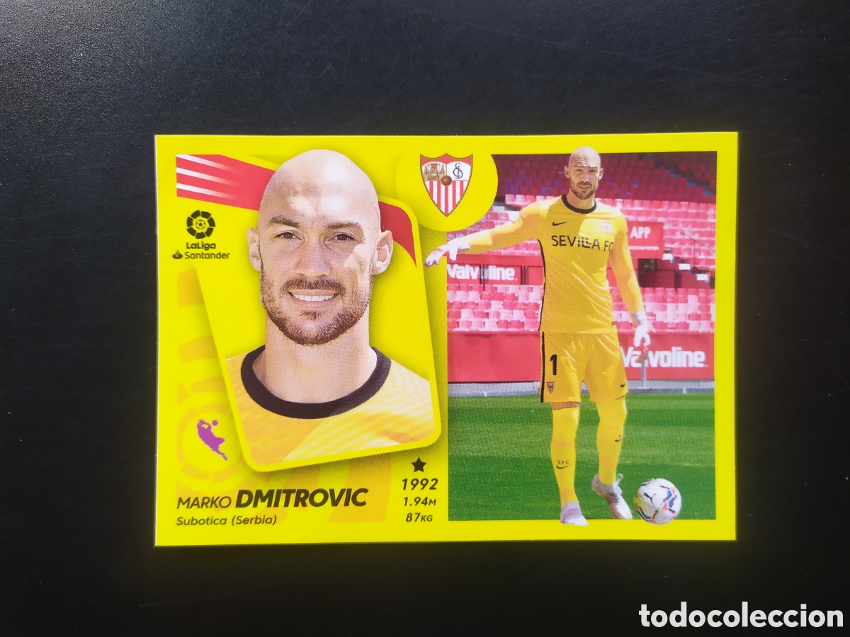 Fu&szlig;ball-Sticker: Liga este 2021 2022 21 22 panini Dmitrovic n&deg; 6 Sevilla