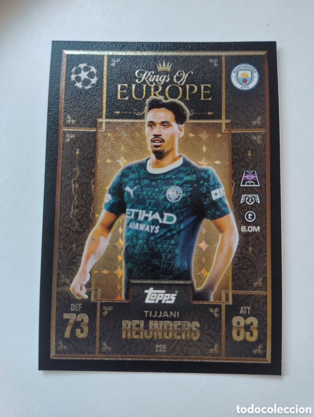 Cromos de F&uacute;tbol: 228 - Reijnders - Manchester City - Topps Match Attax Extra 2025 - 2026 Kings of Europe