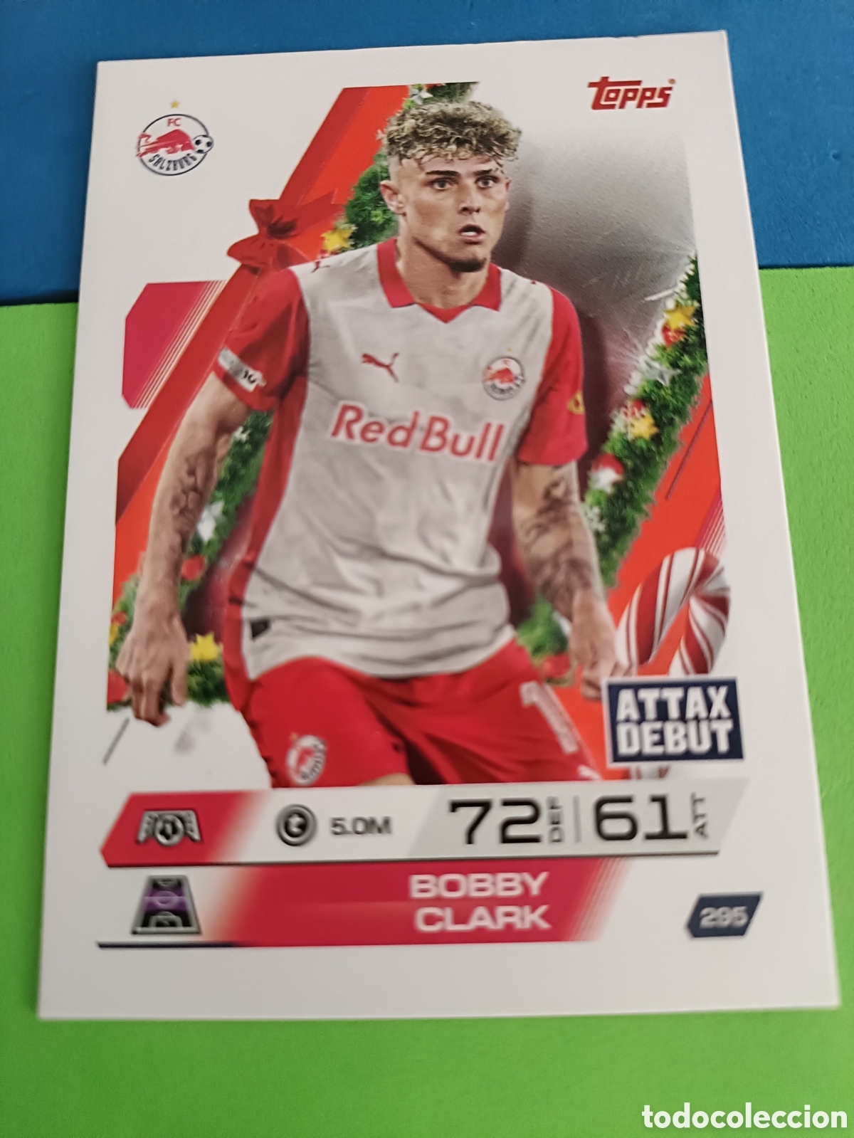 Cromos de F&uacute;tbol: Match Attax Topps 2025 2026 25 26 - Festive Calendar paralela 295 Bobby Clark