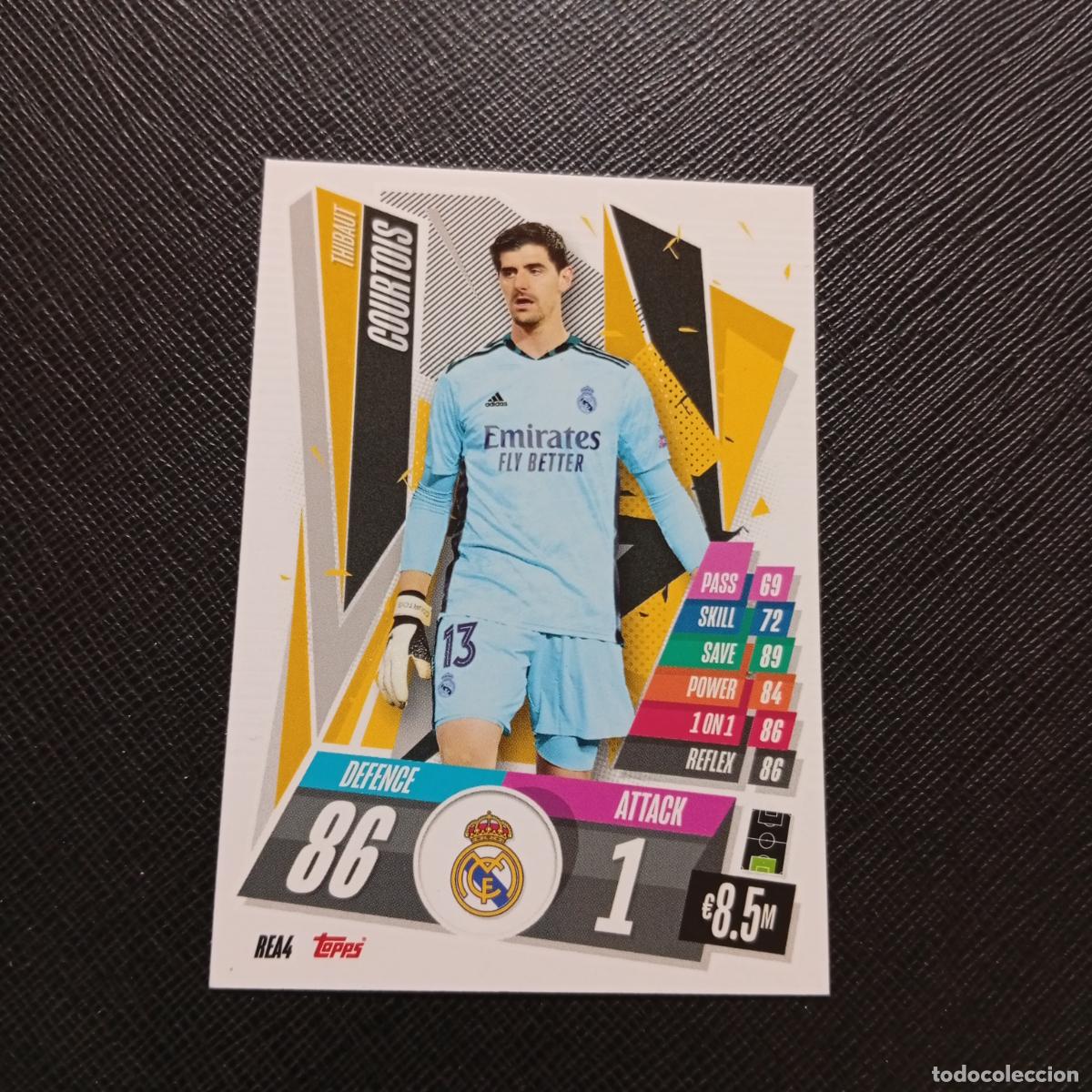 Cromos de F&uacute;tbol: COURTOIS REAL MADRID TOPPS MATCH ATTAX 2020 2021 CROMO 20 21 FUTBOL - (MD01/02-3) PG57