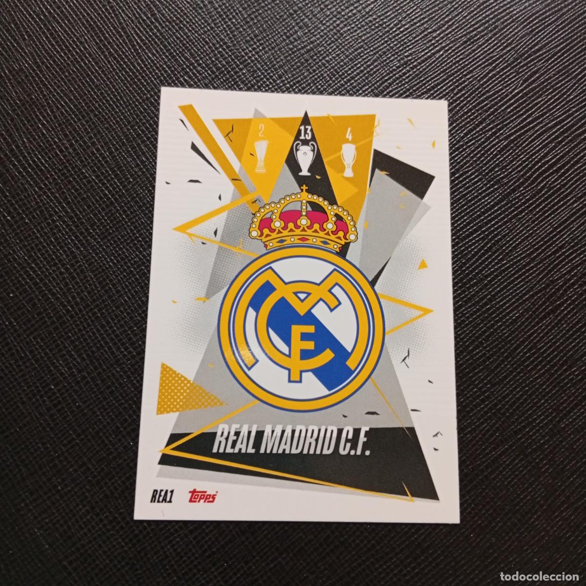 Cartes &agrave; collectionner de Football: ESCUDO REAL MADRID TOPPS MATCH ATTAX 2020 2021 CROMO 20 21 FUTBOL - (MD01/02-3) PG58