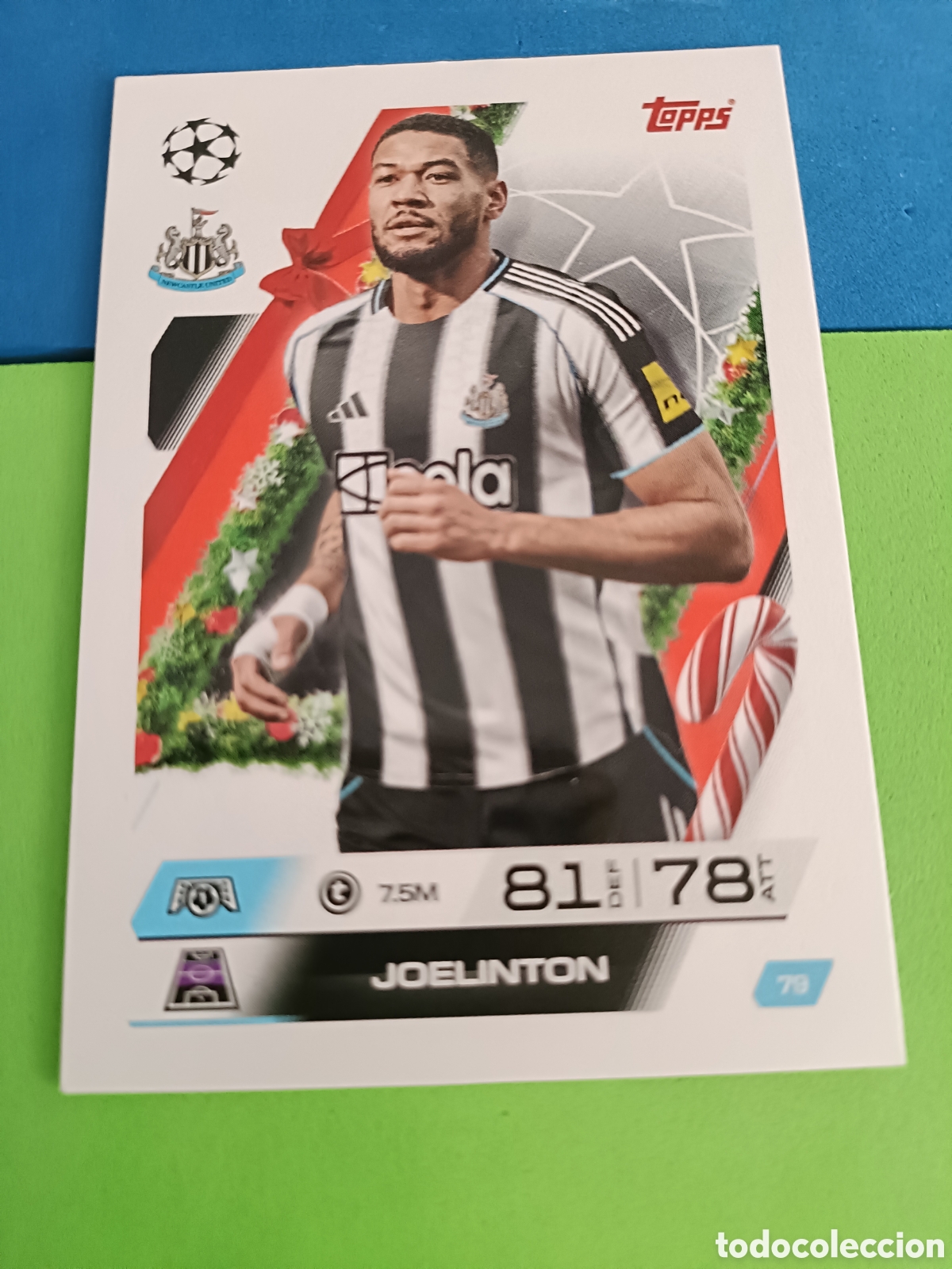 Cromos de F&uacute;tbol: Match Attax Topps 2025 2026 25 26 - Festive Calendar paralela 79 Joelinton