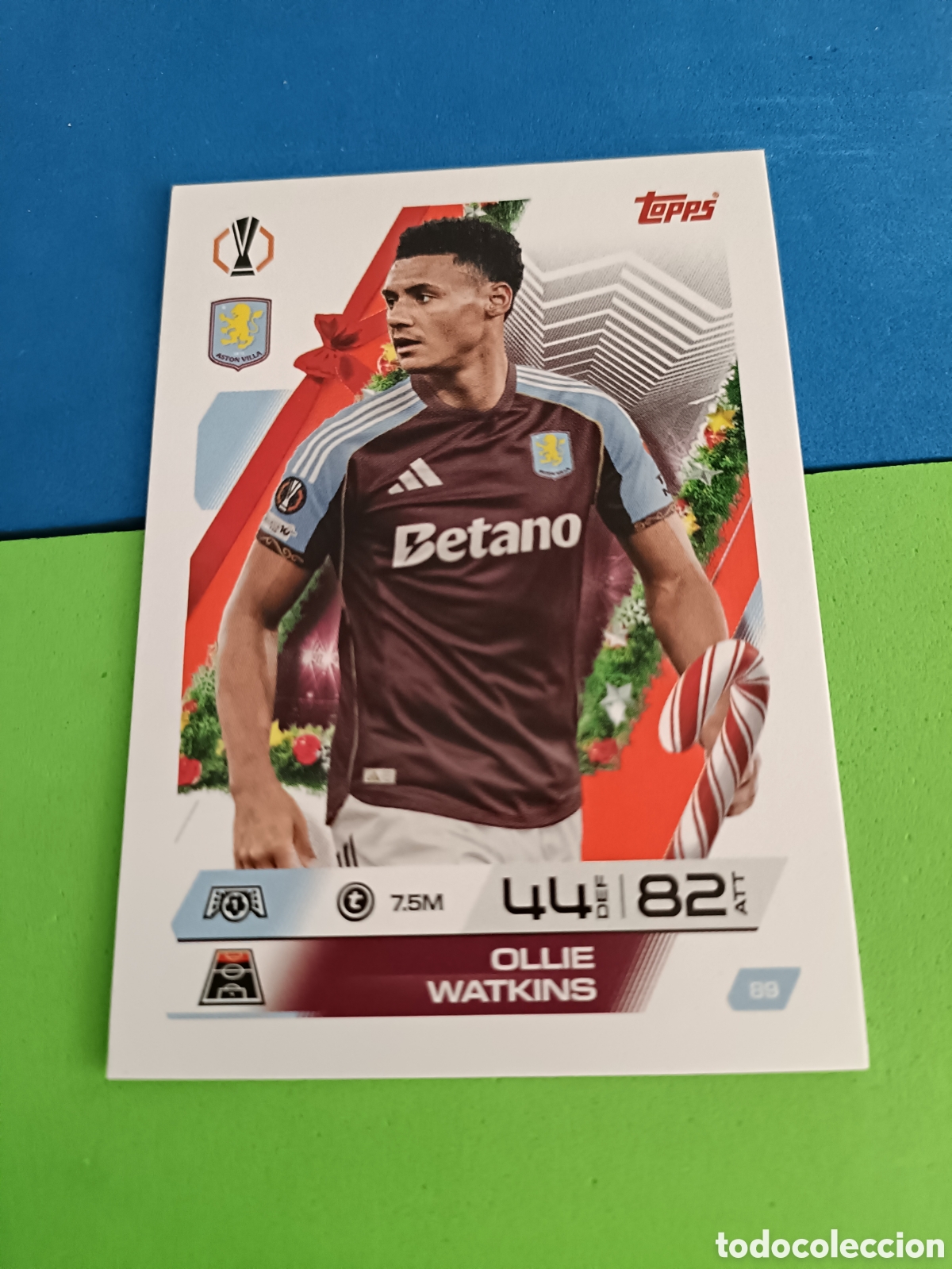 Cromos de F&uacute;tbol: Match Attax Topps 2025 2026 25 26 - Festive Calendar paralela 89 Watkins