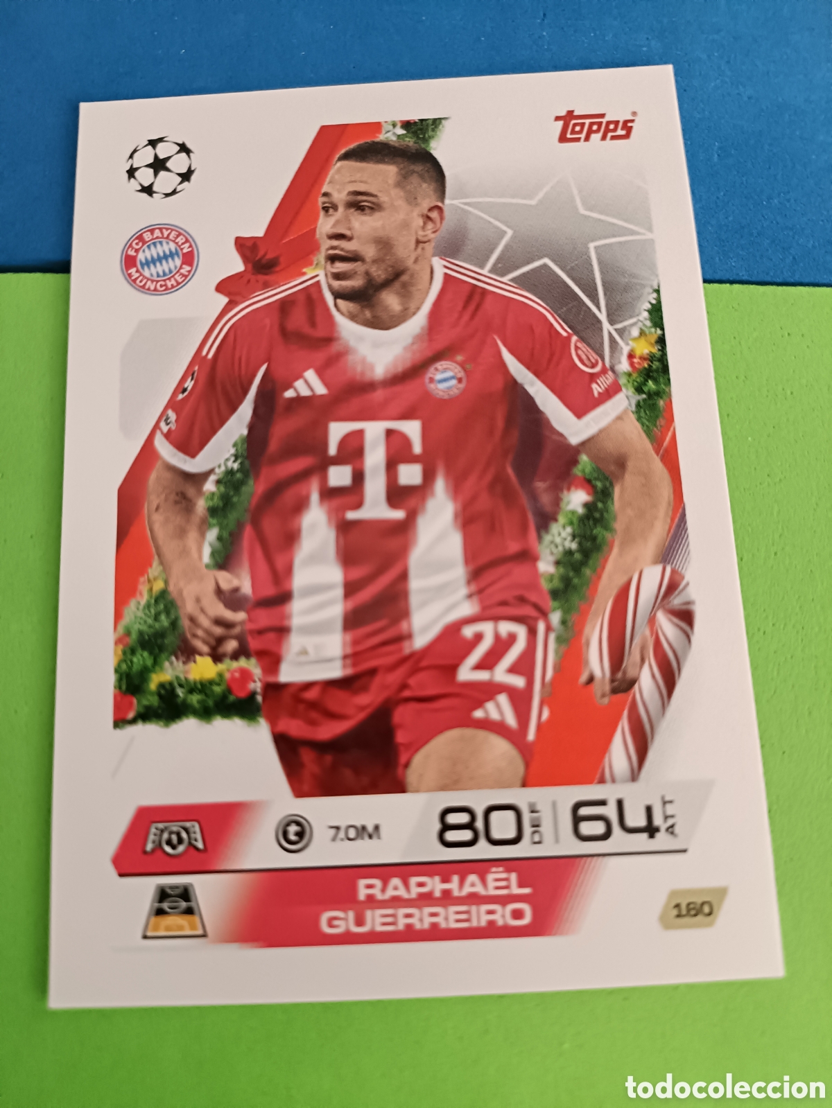 Cromos de F&uacute;tbol: Match Attax Topps 2025 2026 25 26 - Festive Calendar paralela 160 Guerreiro