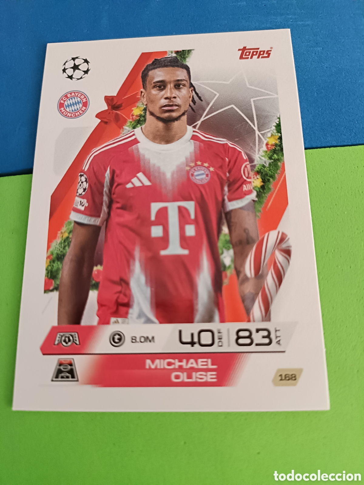 Cromos de F&uacute;tbol: Match Attax Topps 2025 2026 25 26 - Festive Calendar paralela 168 Michael Olise