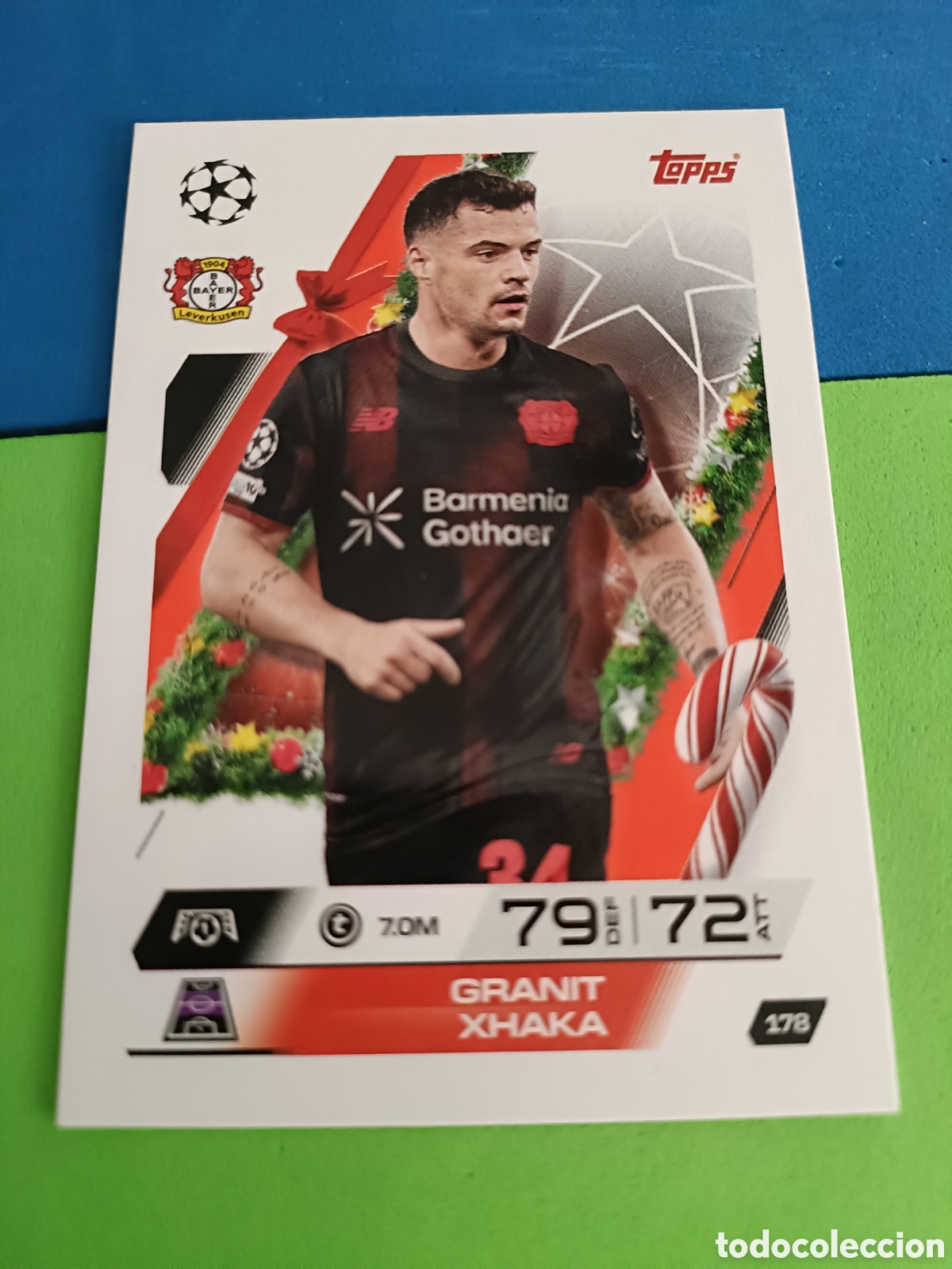 Cromos de F&uacute;tbol: Match Attax Topps 2025 2026 25 26 - Festive Calendar paralela 178 Xhaka