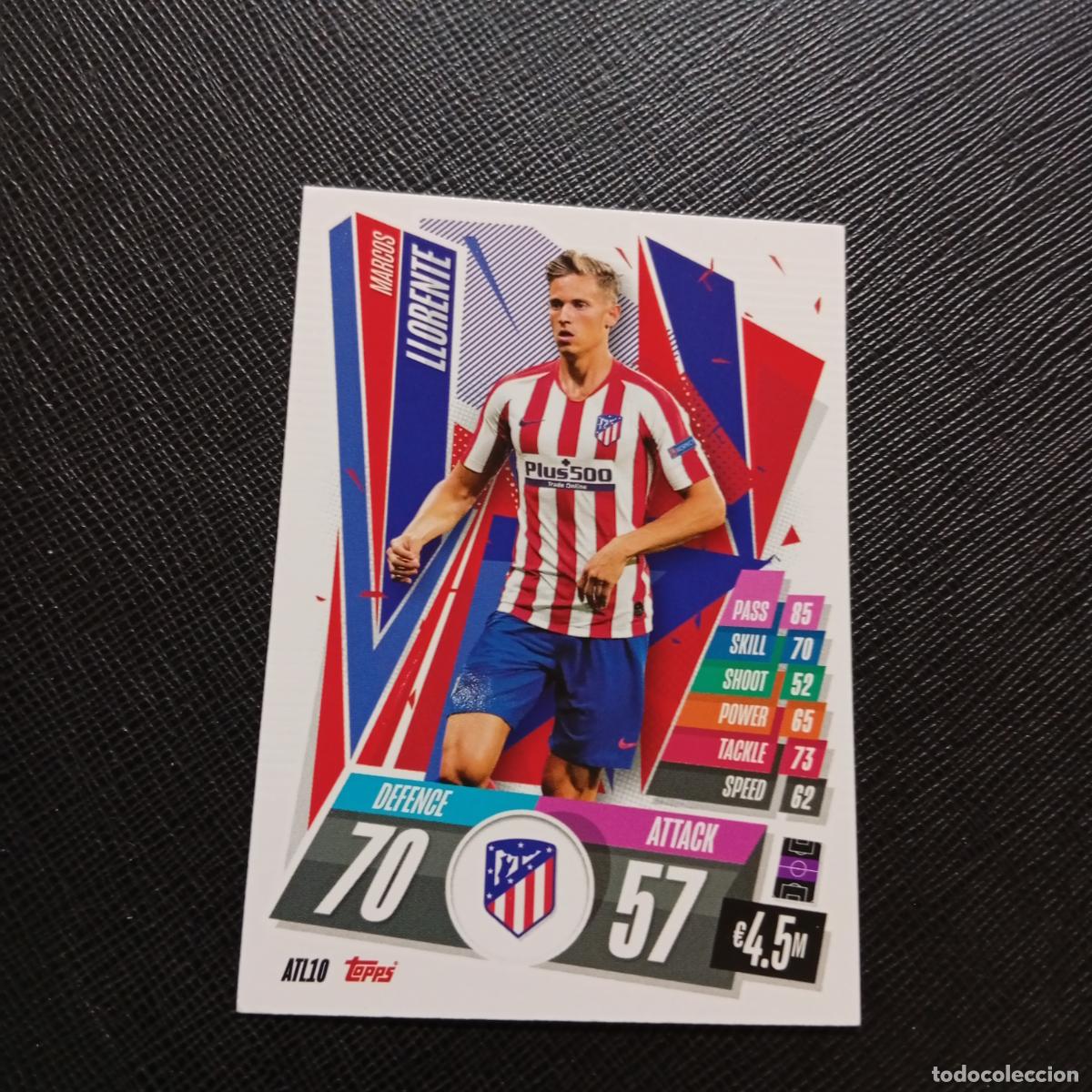 Cromos de F&uacute;tbol: LLORENTE AT MADRID TOPPS MATCH ATTAX 2020 2021 CROMO 20 21 FUTBOL - (MD01/02-3) PG59