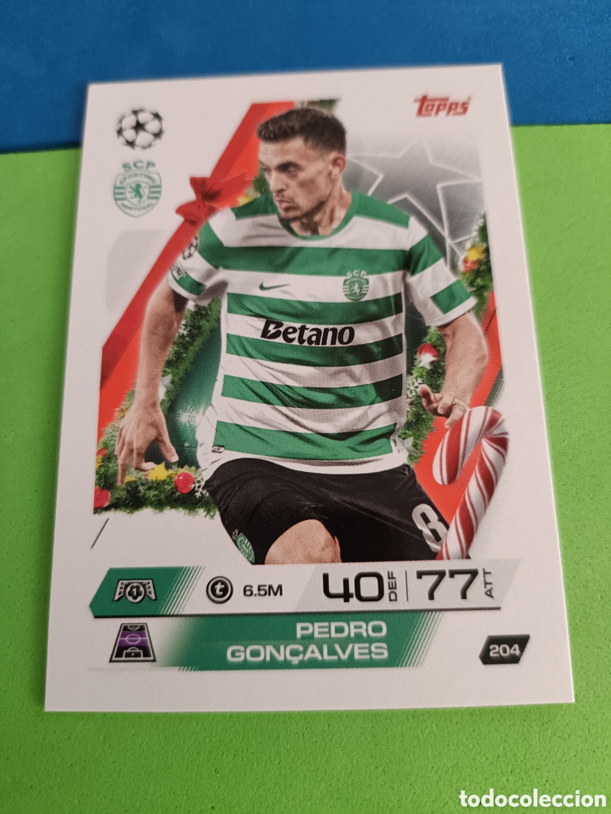 Cromos de F&uacute;tbol: Match Attax Topps 2025 2026 25 26 - Festive Calendar paralela 204 Gon&ccedil;alves